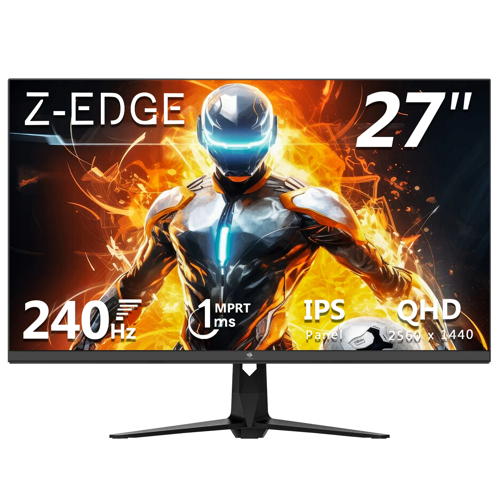 Z-EDGE UG27QS 27" 240Hz 2K IPS Gaming Monitor, QHD(2560x1440) Freesync, HDMl x2, DisplayPort x2