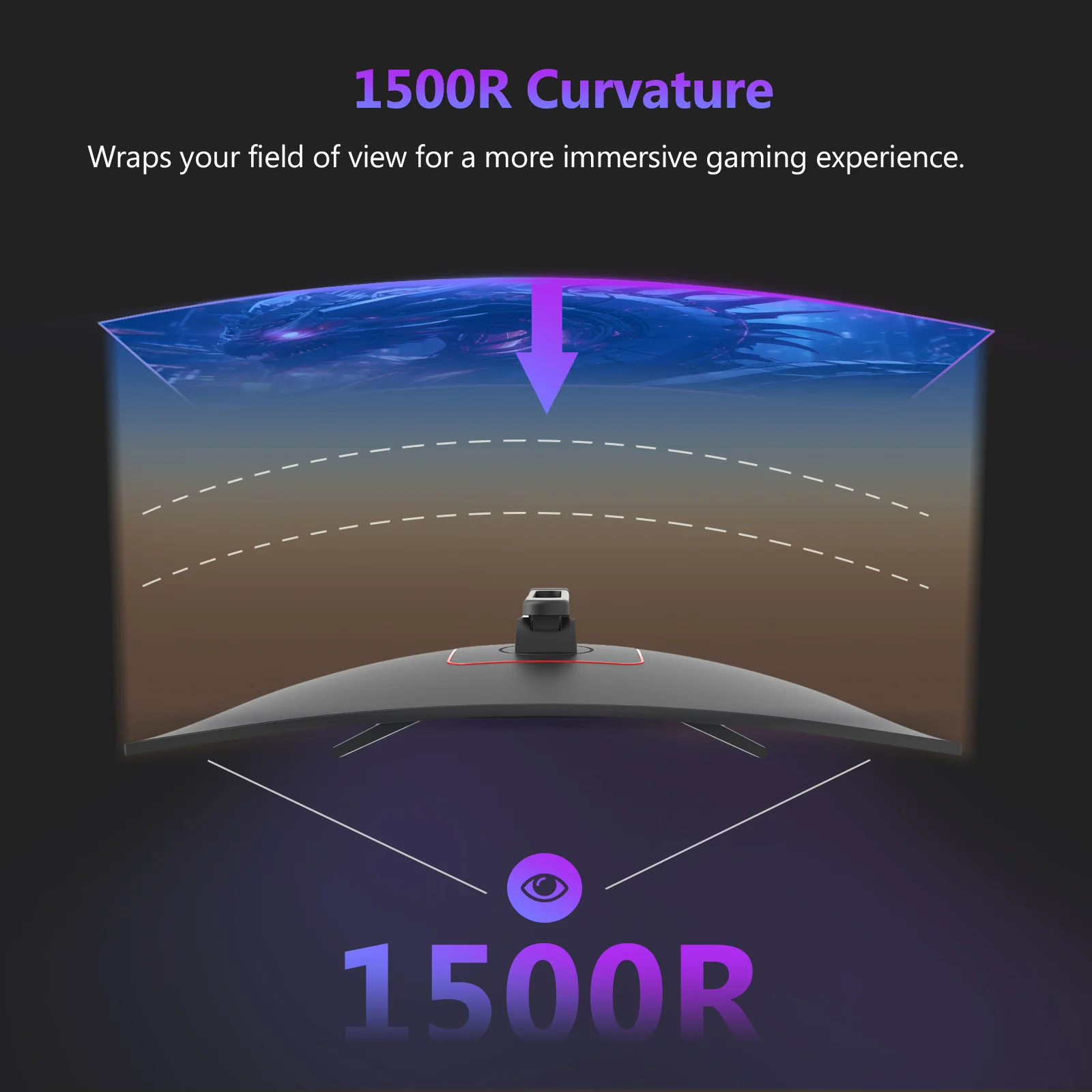 Z-EDGE 27-inch 300Hz Curved Gaming Monitor - Image 4