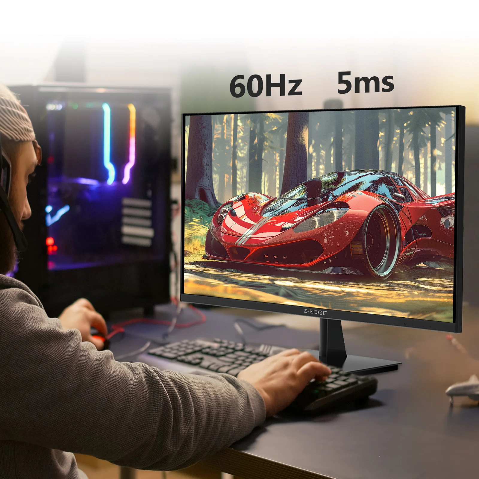 U27P4K 27" 4K IPS Monitor UHD 60Hz Eye-Care Tech Support Universal mount - Image 5