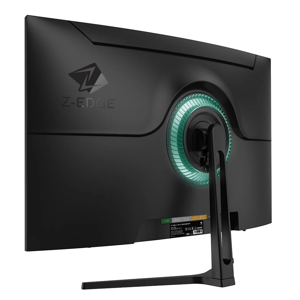 Z-EDGE 32 Inch 240Hz Curved Gaming Monitor, FHD 1080P VA Display, 1ms MPRT, AMD FreeSync, HDR Support, VESA Mount Compatible, Black - Image 3