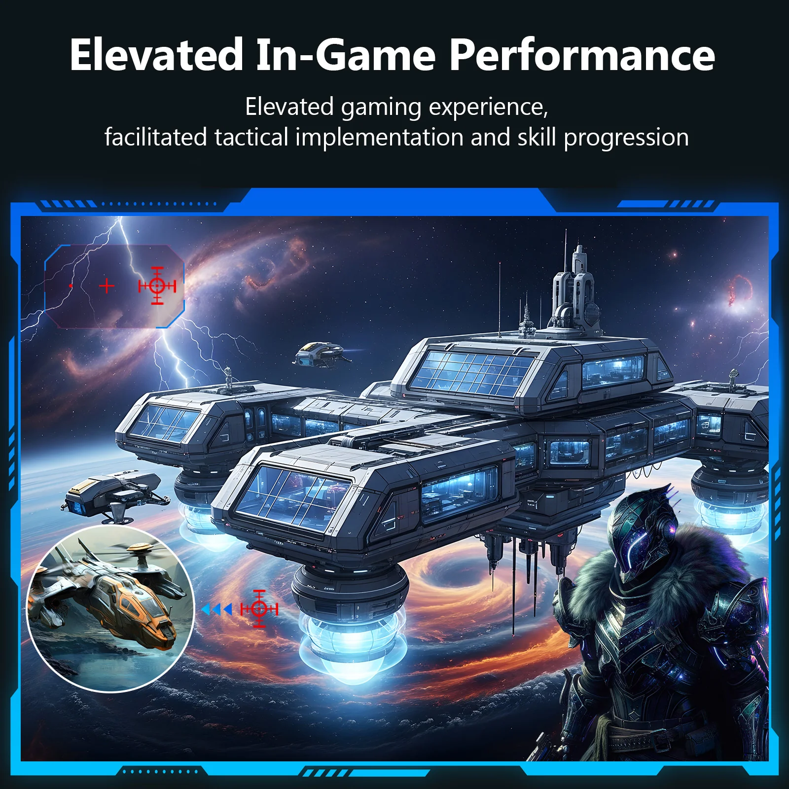 AGEX A27Q 27" 144Hz 2K QHD 2560x1440 Fast IPS 1ms Response Time LED Gaming Monitor, DP & HDMI ports PC Screen 1.07B Color 100% SRGB VESA 100x100mm - Image 4