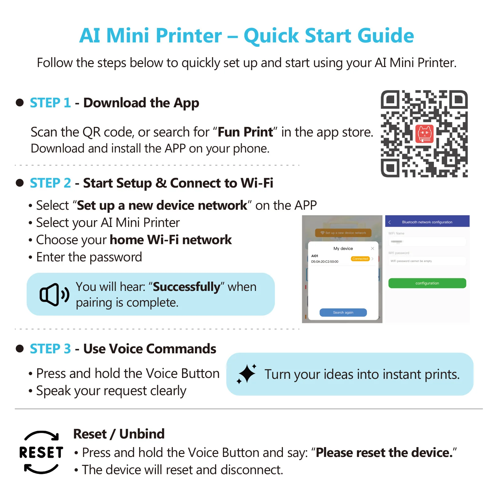 AI Mini Printer Sticker Print Portable Thermal Inkless Maker Bluetooth Pocket Instant Printing for School Office Home for Study Note,Journal,DIY,Gift - Image 7