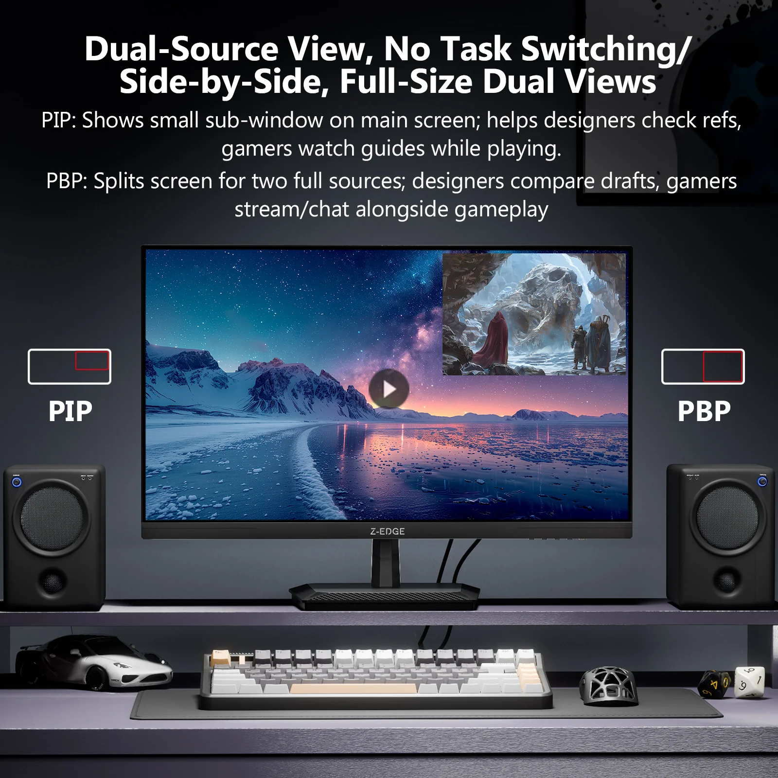 Z-EDGE G27IS 27" 320Hz 2K IPS Gaming Monitor - Image 6