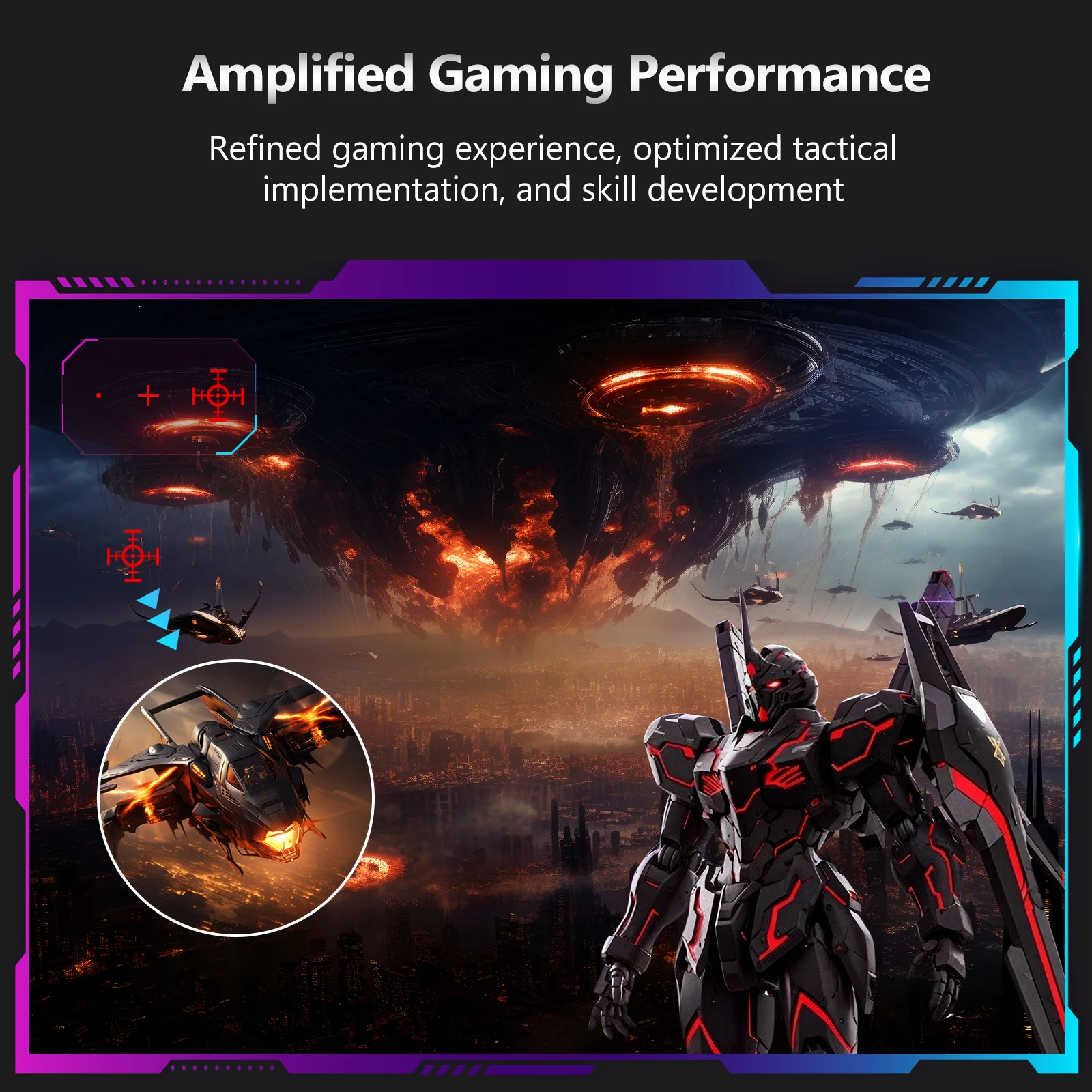 Z-EDGE 24" 240Hz IPS Gaming Monitor, FHD 1920x1080 FreeSync - Image 6