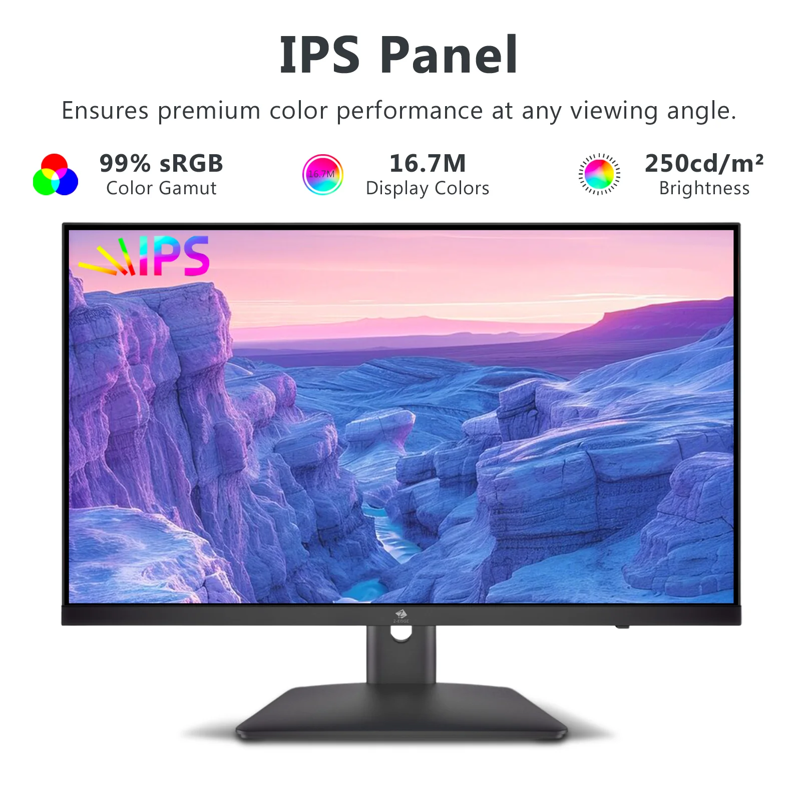 Z-EDGE U27P4K 27" 4K IPS Panel Office Monitor - Image 3