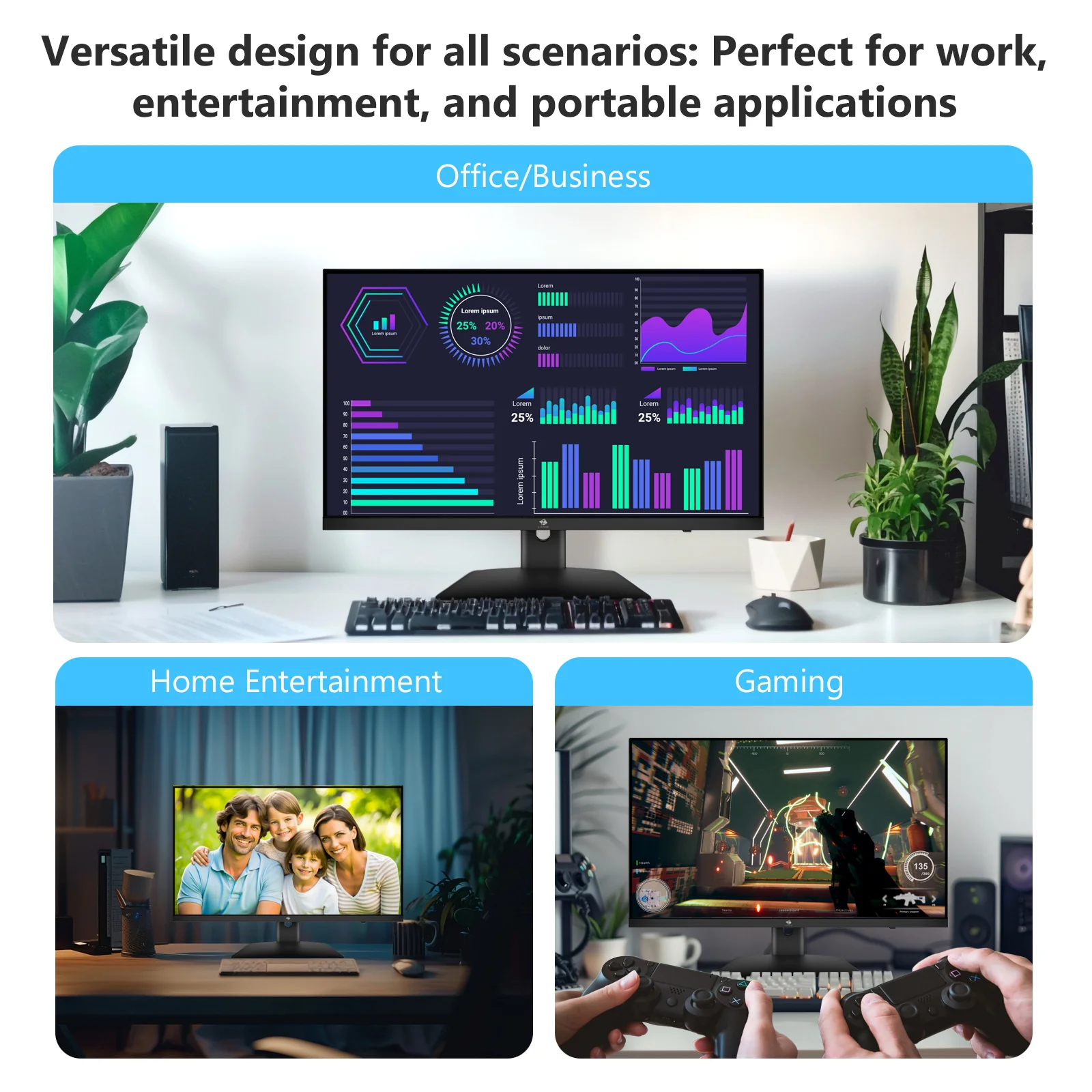 Z-EDGE U27P4K 27" 4K IPS Panel Office Monitor - Image 8