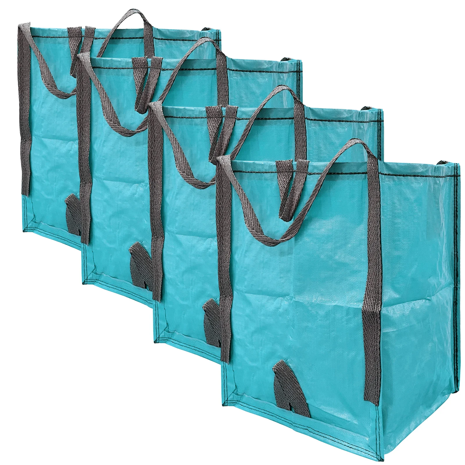 Improvements by Z-EDGE Heavy Duty Home and Yard Bags - 4 pack - IMP48-Blue&IMP48-Turquoise