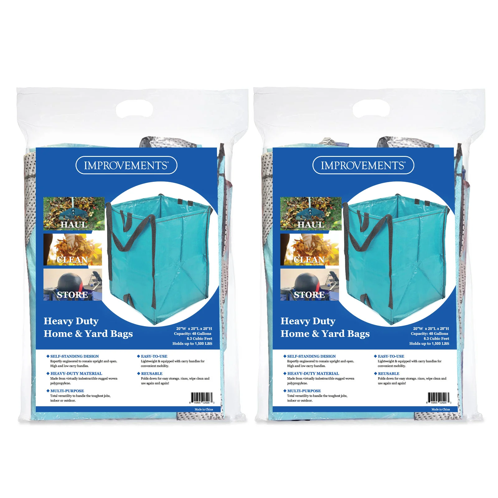 Improvements by Z-EDGE Heavy Duty Home and Yard Bags - 2 pack - Image 6