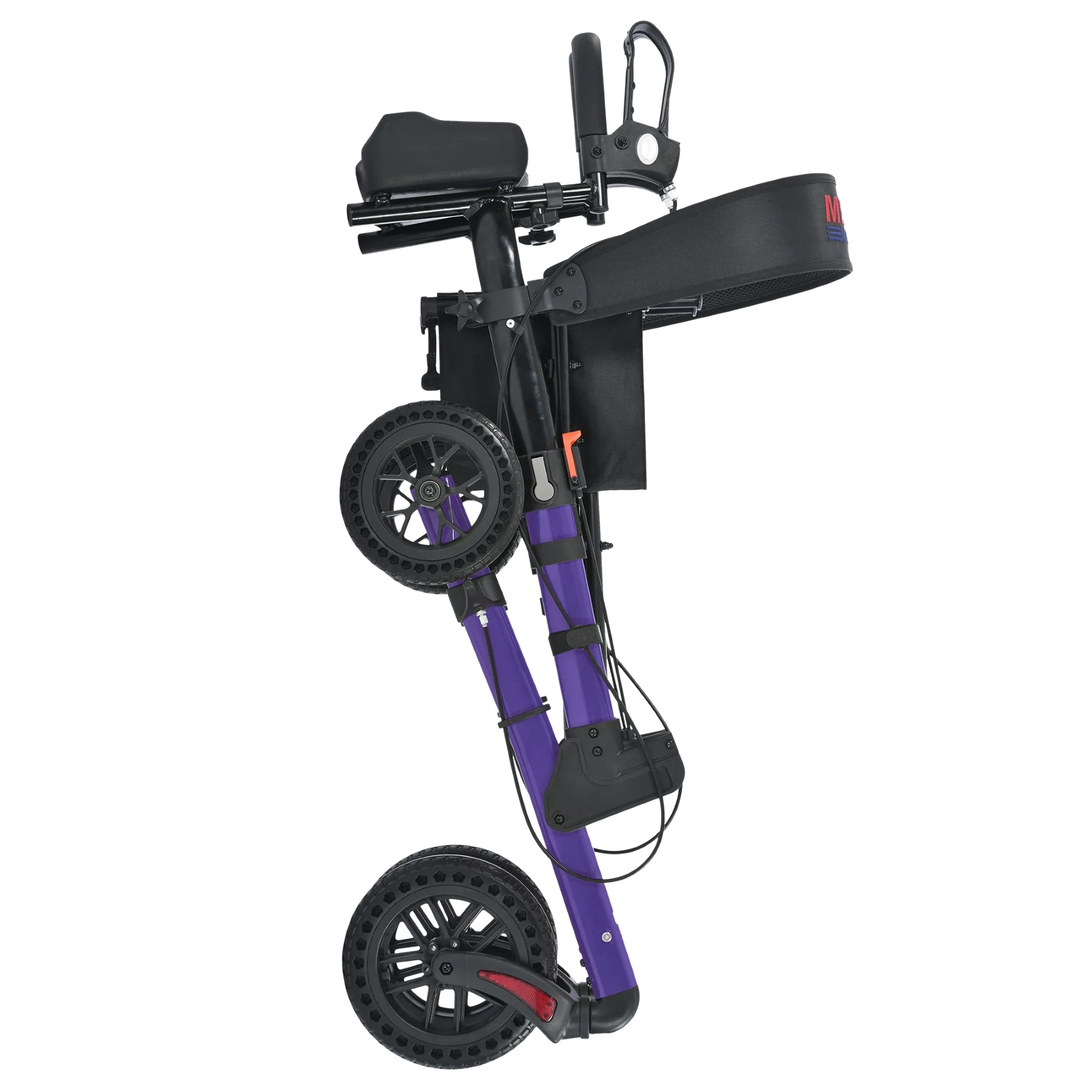 Metro Mobility M905BU Rollator Walker with Seat for Seniors, 10" Big Front Shock-Absorbing Wheels for All Terrain, 300 lb. Weight Capacity, Purple - Image 12