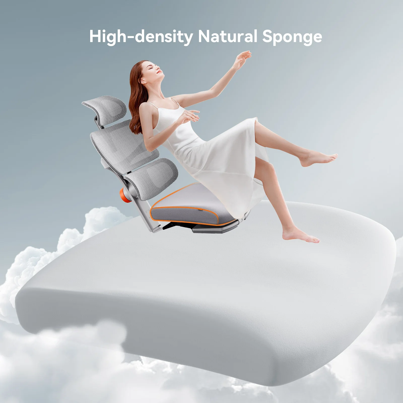 Newtral Ergonomic Office Chair with Footrest - 4D Armrest Recliner Chair - Image 4