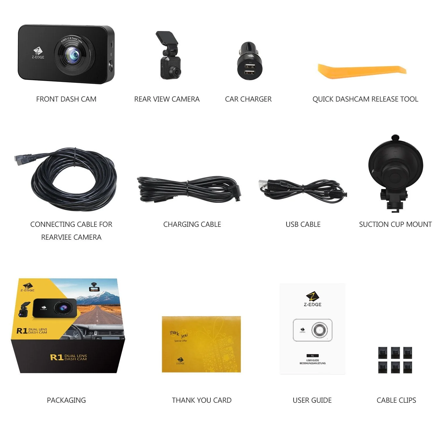 Refurbished: Dual Dash Cam, WiFi&App Connection, Full HD 1080P, Front and Rear Dash Cam - Image 8