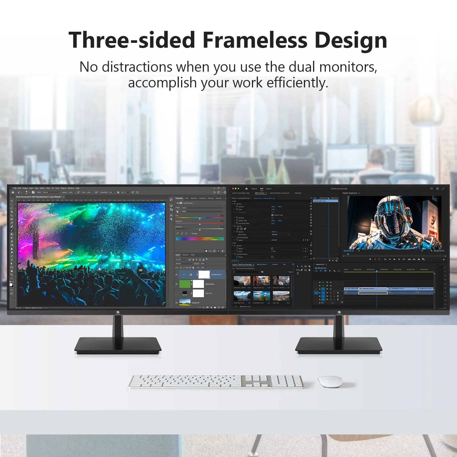 Refurbished: 28" 4K IPS Monitor UHD 3840x2160 120Hz, HDMI DP Port Eye-Care Tech - Image 6