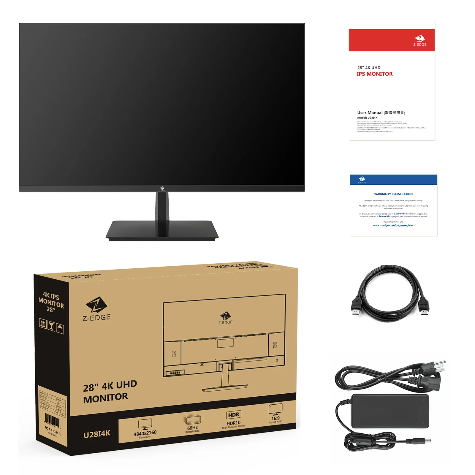Refurbished: 28" 4K IPS Monitor UHD 3840x2160 120Hz, HDMI DP Port Eye-Care Tech - Image 7