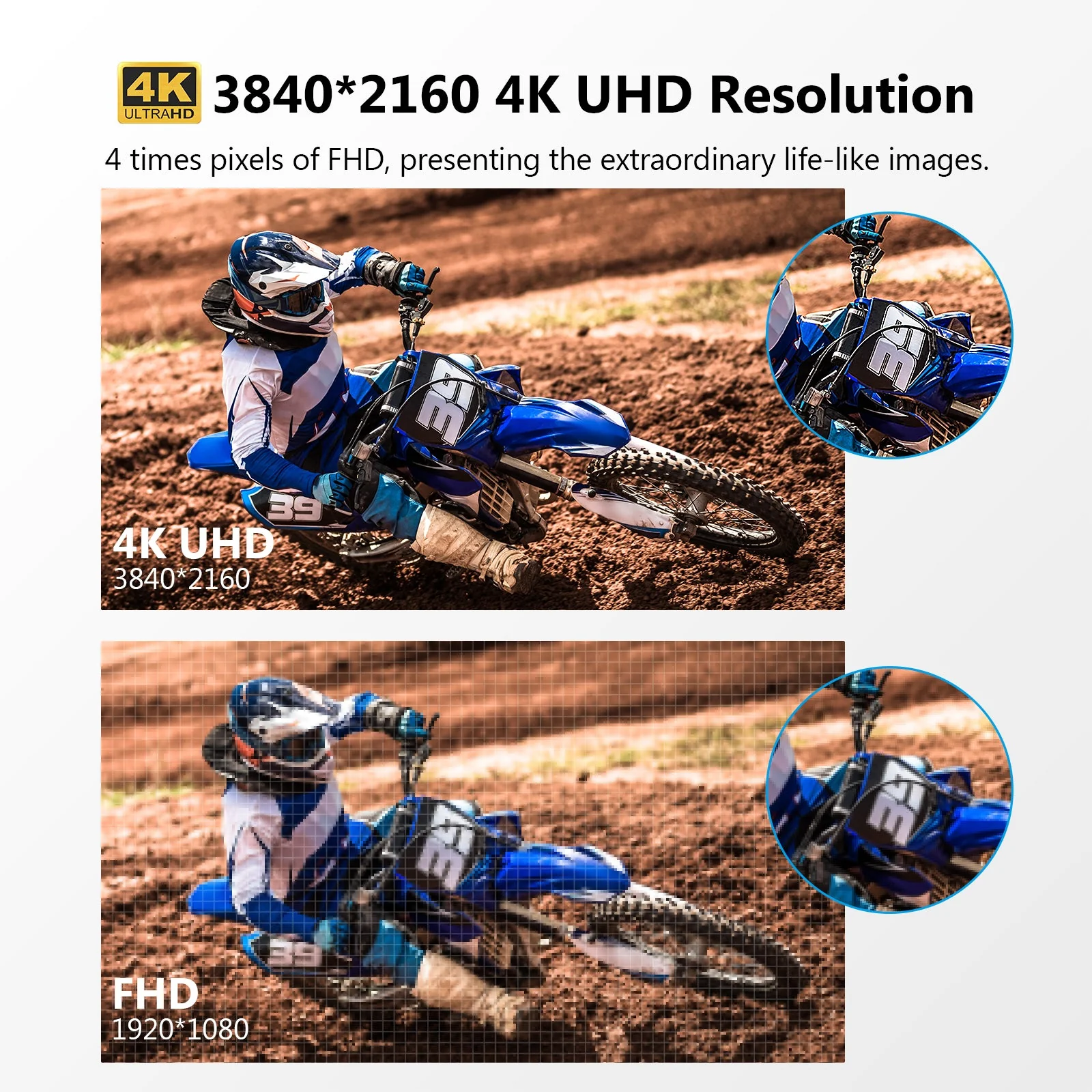 Refurbished: 27" 4K IPS Monitor UHD 60Hz Eye-Care Tech Support VESA mount - Image 2
