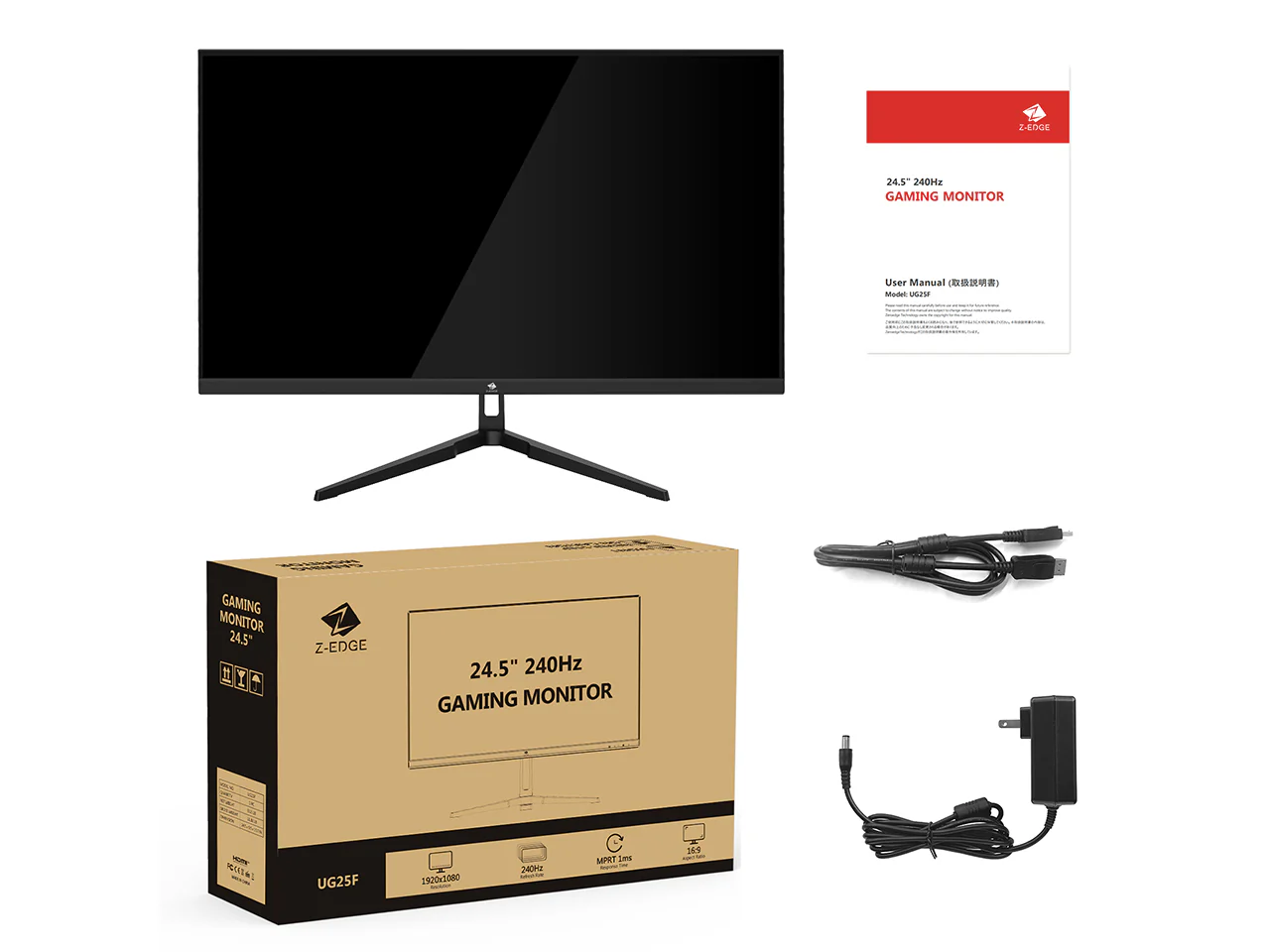 Z-EDGE UG25F 24.5" 240Hz Gaming Monitor - Image 7