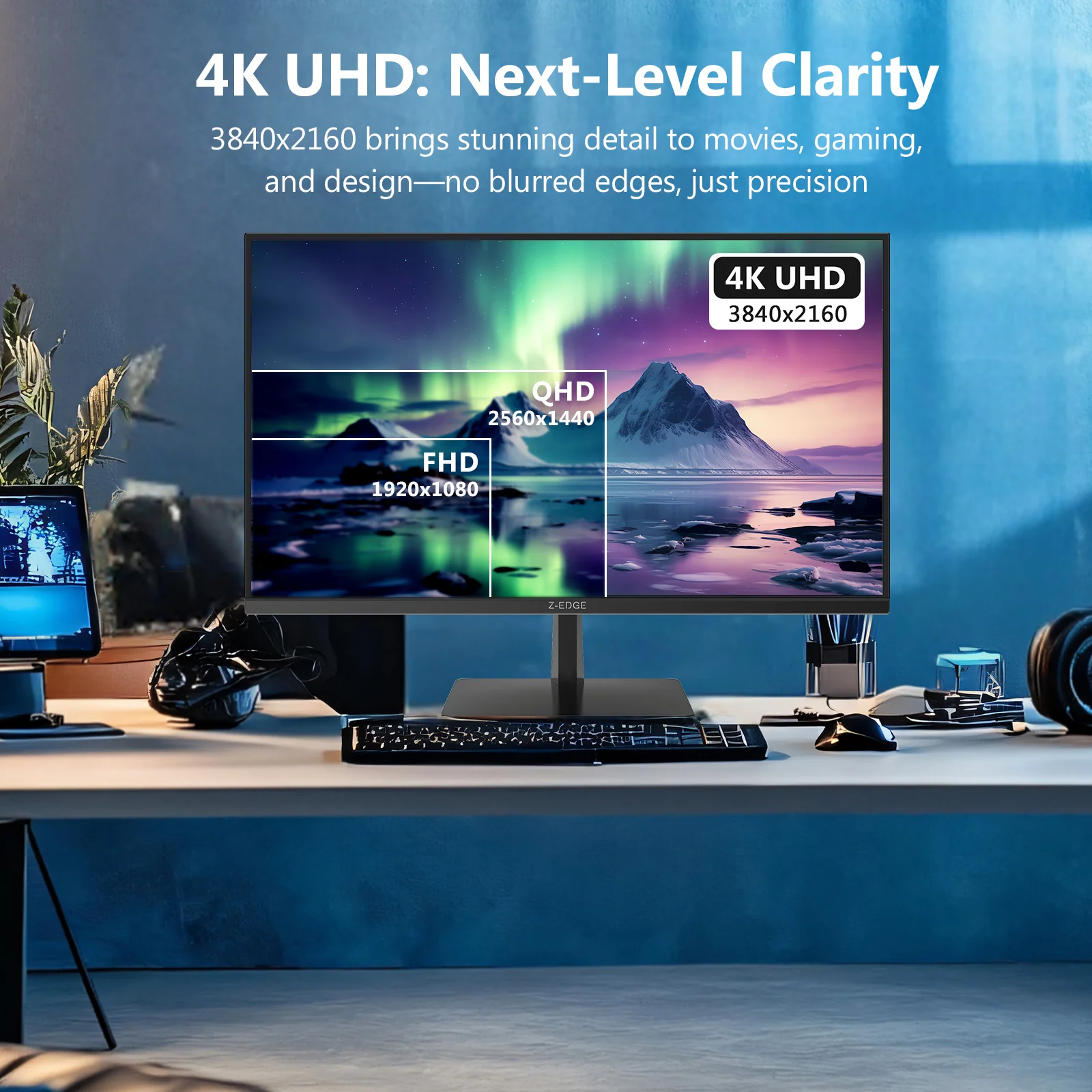 Z-EDGE S274K 120Hz 4K IPS Monitor - Image 2