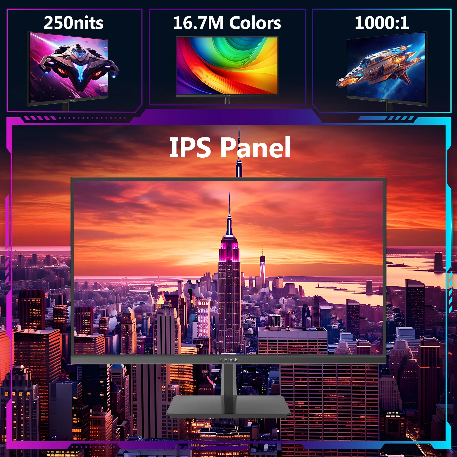 Z-EDGE S274K 120Hz 4K IPS Monitor - Image 3