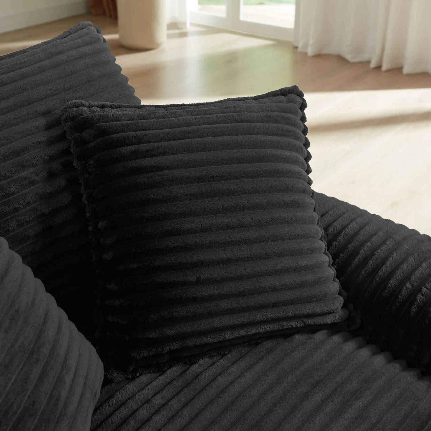 Large Single-Seat Sofa with Ottoman – Modular Design, Removable & Washable Covers, 300 lbs Capacity - Image 16