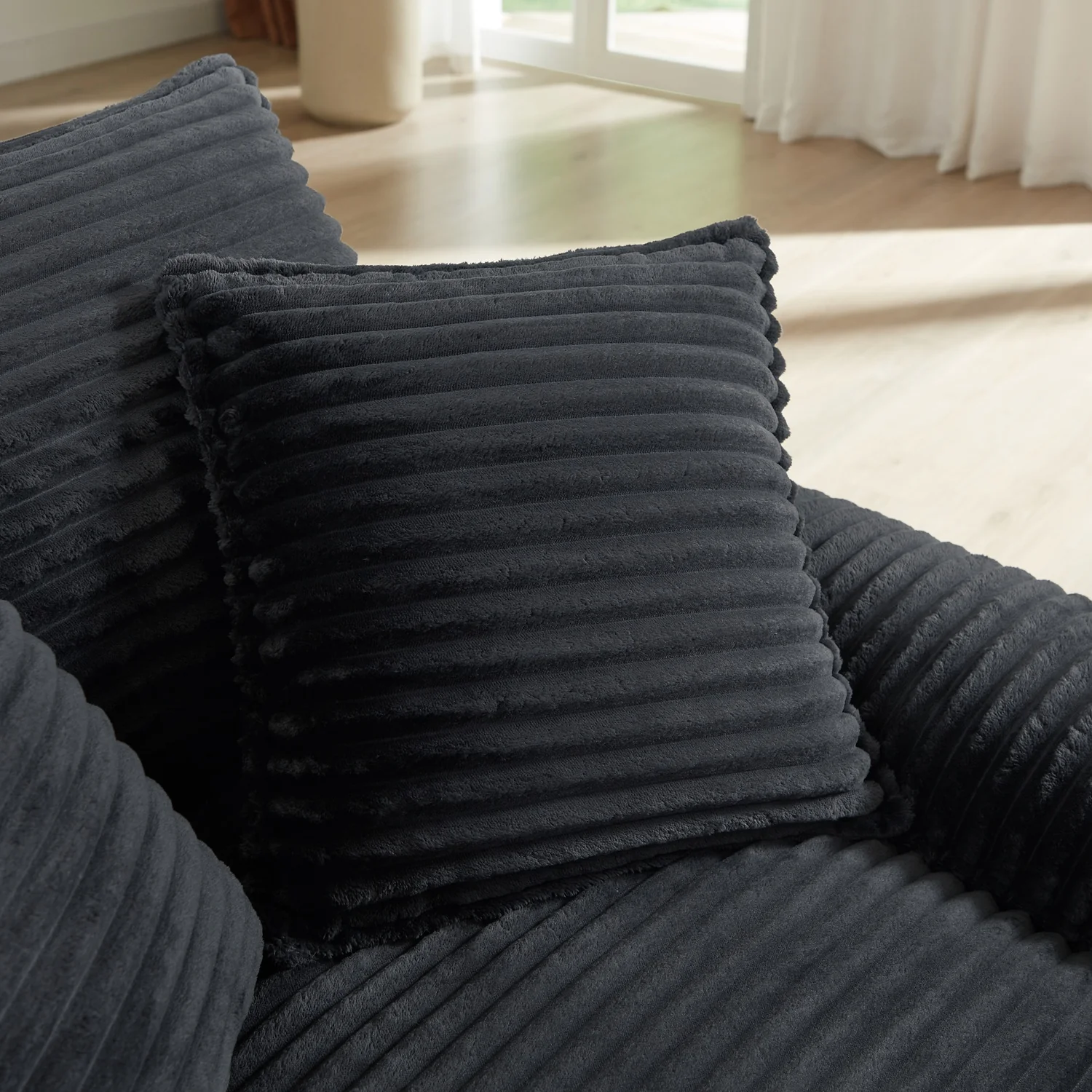 Large Single-Seat Sofa with Ottoman – Modular Design, Removable & Washable Covers, 300 lbs Capacity - Image 24