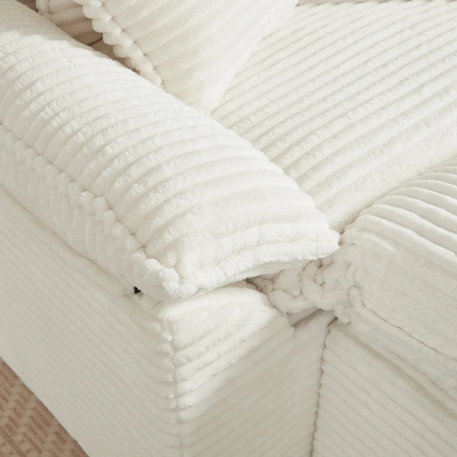 Large Single-Seat Sofa with Ottoman – Modular Design, Removable & Washable Covers, 300 lbs Capacity - Image 7