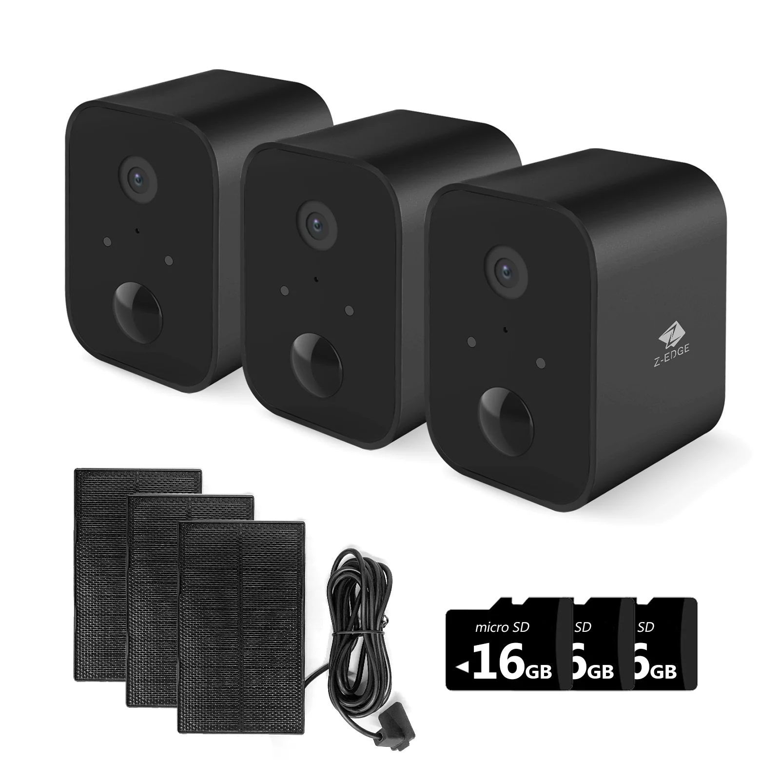 SW03 Wireless Smart Camera with Solar Panel, Includes 16G SD card,3pack - Image 10