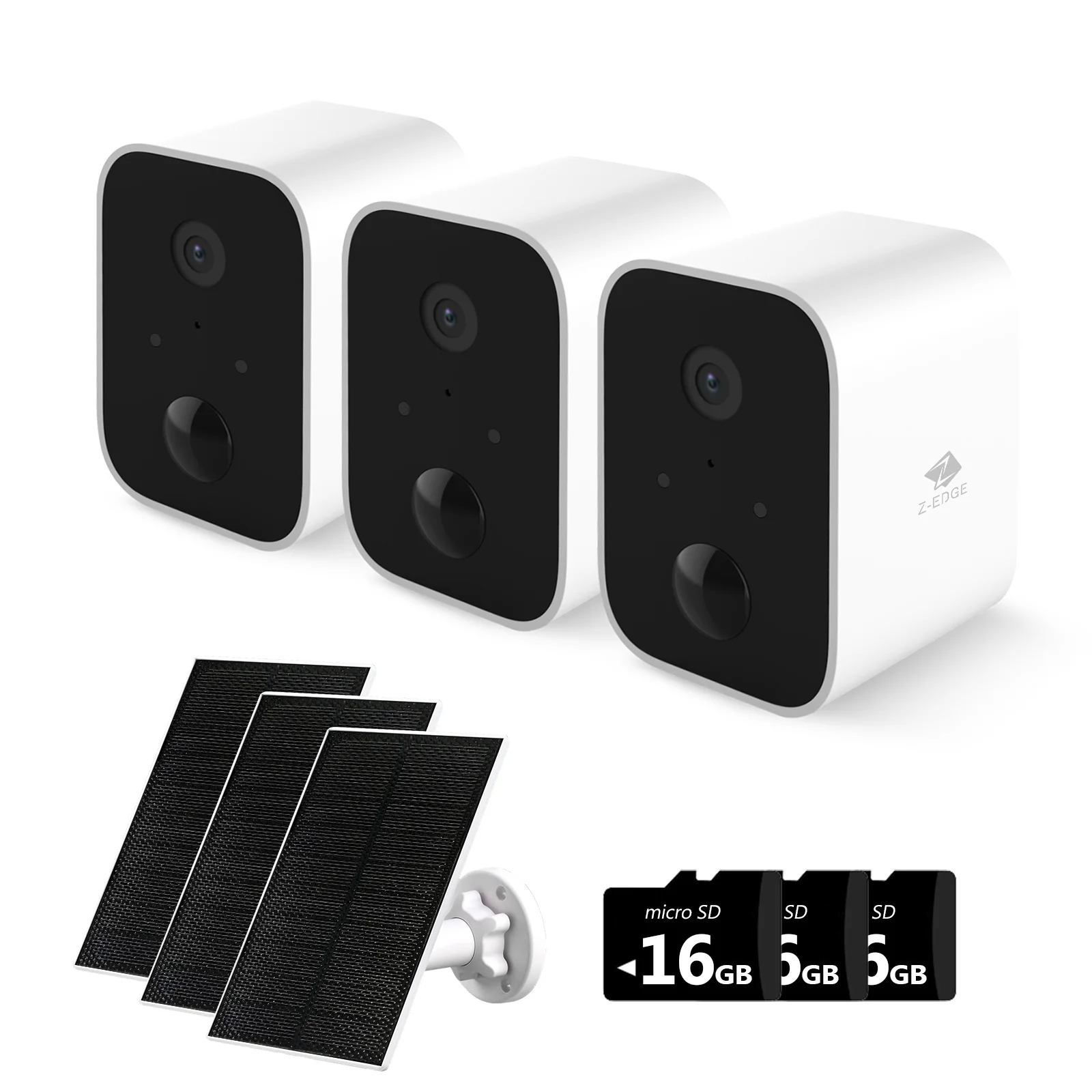 SW03 Wireless Smart Camera with Solar Panel, Includes 16G SD card,3pack - Image 12