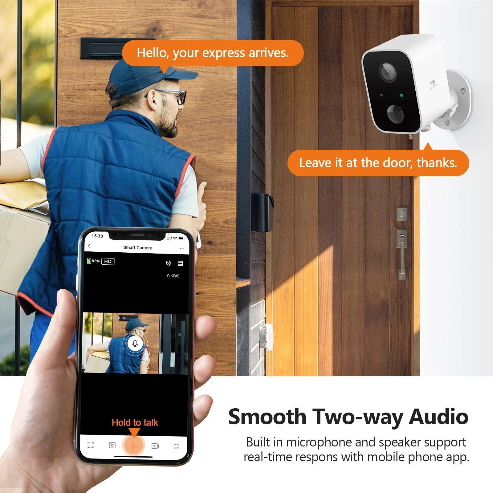 SW03 Wireless Smart Camera with Solar Panel, Includes 16G SD card,3pack - Image 7