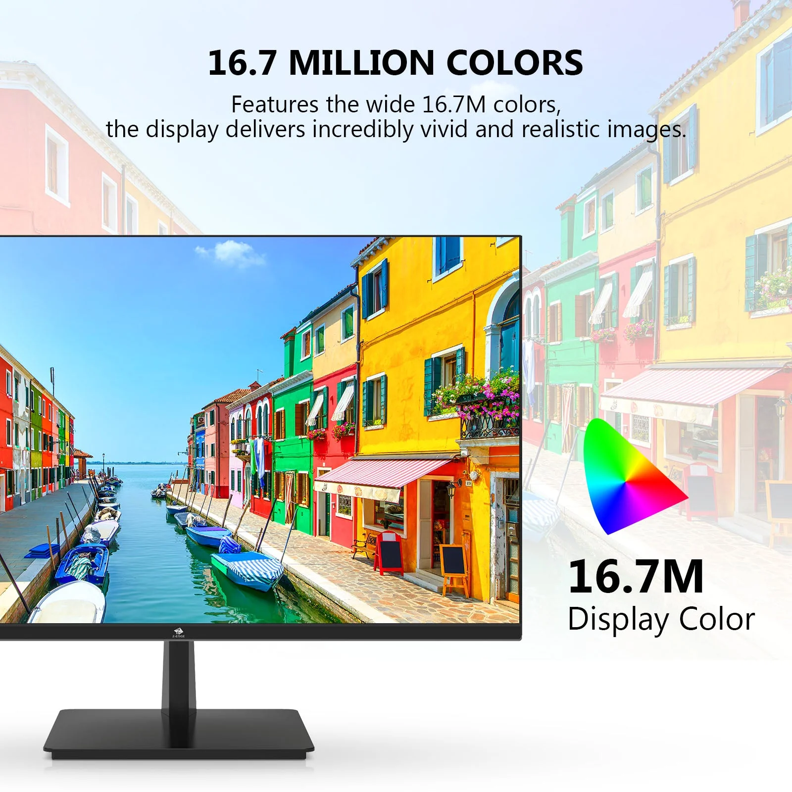 Z-EDGE 24 inch Monitor, Z-Edge Computer Monitor, Full HD 1920 x 1080p IPS Display 100Hz PC Monitor with HDMI, VGA, Frameless, U24I Anti-Glare Screen - Image 4