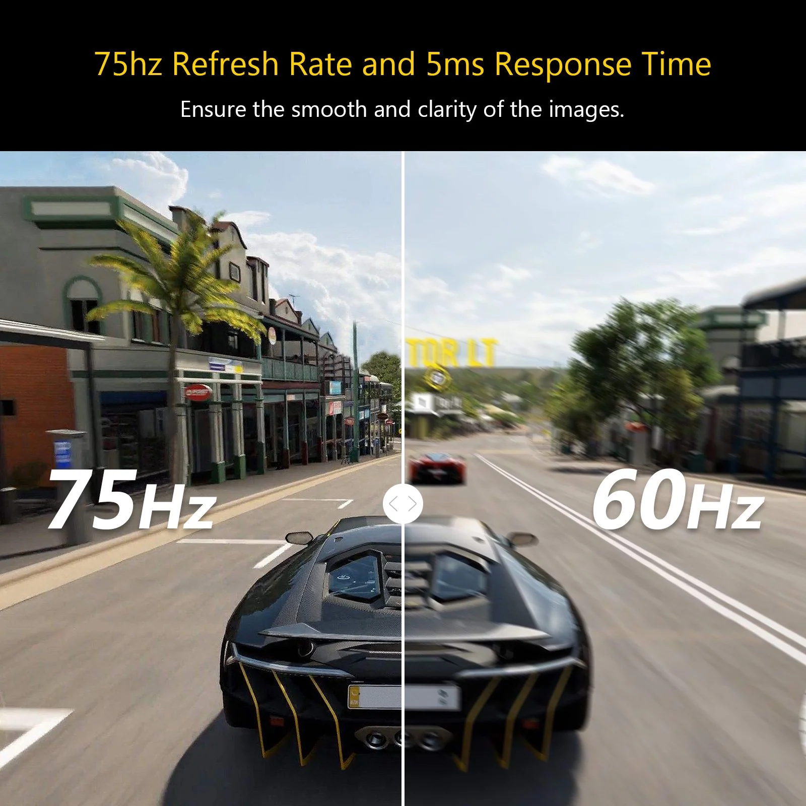 Z-EDGE 27" Curved Gaming Monitor FHD LED Monitor 100Hz 5ms Frameless Design Eye-Care HDMI VGA Port - Image 6