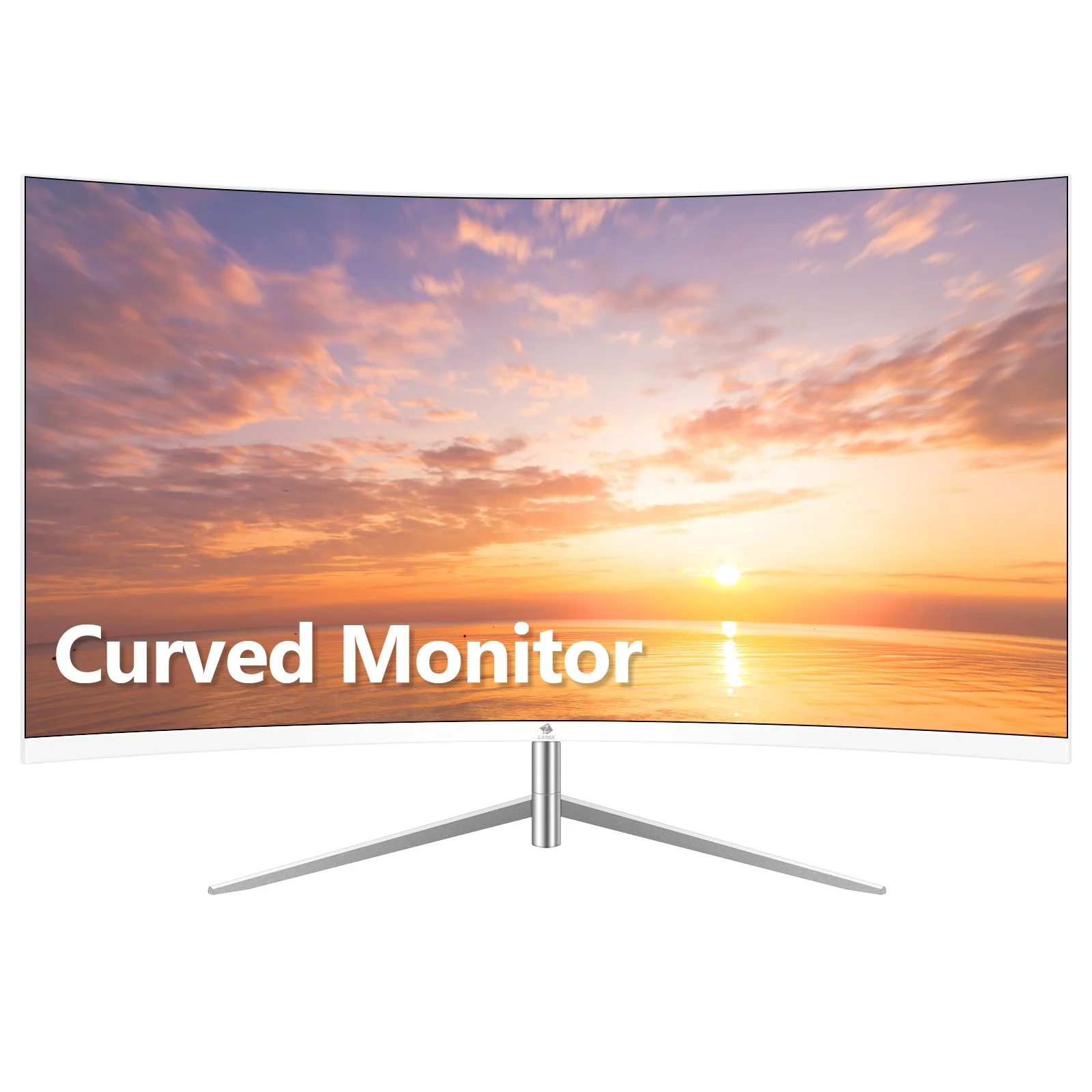 Z-EDGE 27" Curved Gaming Monitor FHD LED Monitor 100Hz 5ms Frameless Design Eye-Care HDMI VGA Port - Image 9
