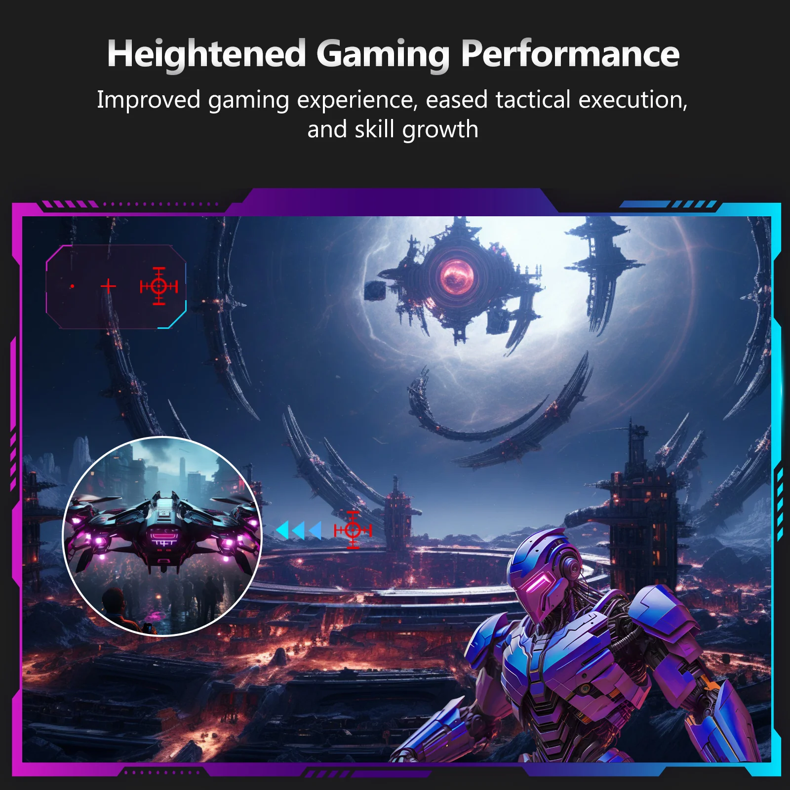 Z-EDGE 24-inch Curved Gaming Monitor 200Hz Refresh Rate, 1ms MPRT, FHD 1080 Gaming Monitor, R1650 Curved, UG24 Premium Display - Image 9