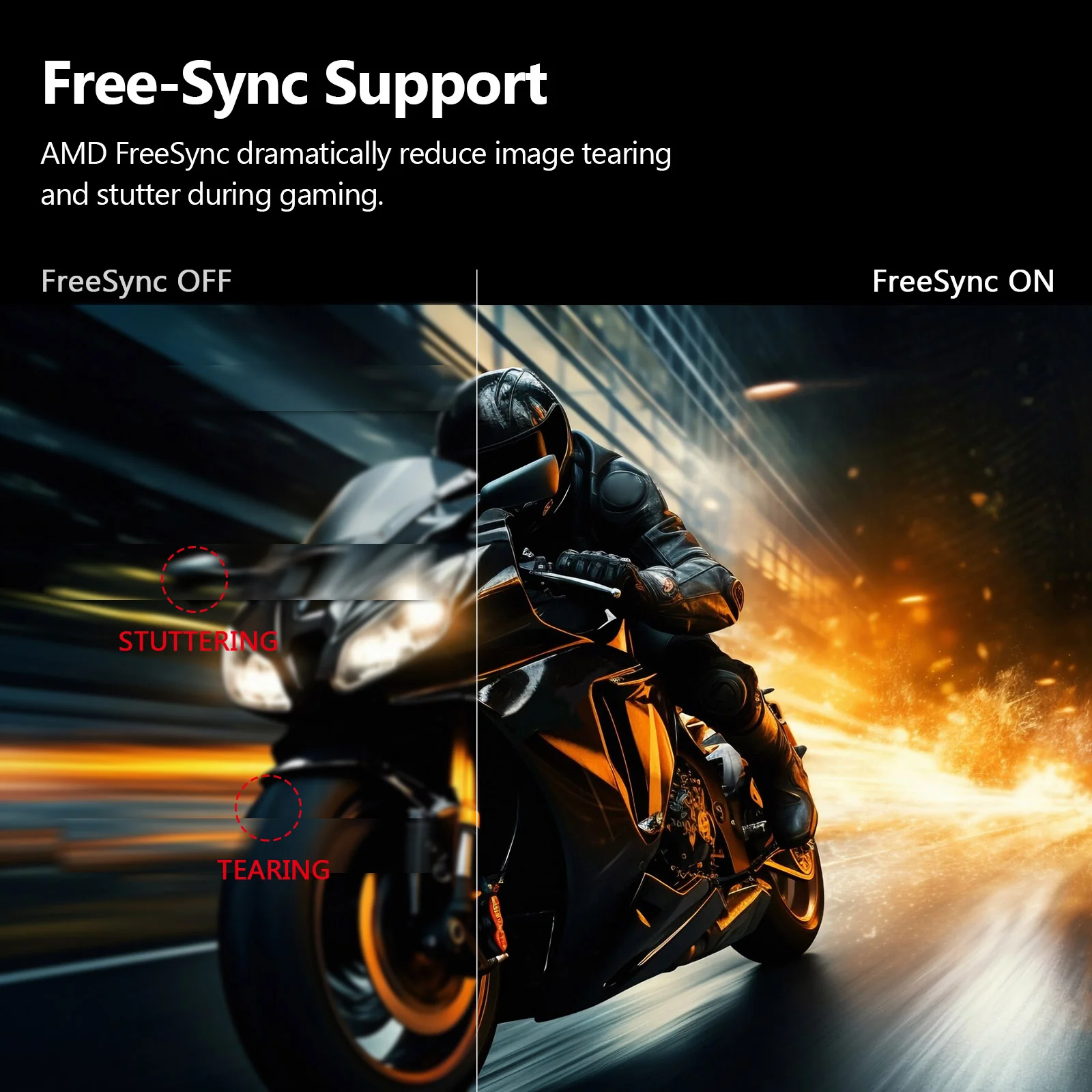 Z-EDGE UG25F 24.5" Gaming Monitor 240Hz, FHD 1920x1080 Computer Monitor, 1ms Frameless LED, AMD Freesync Premium Display Port x1 HDMI x2, HDR, Contrast Ratio 5000:1 - Image 5