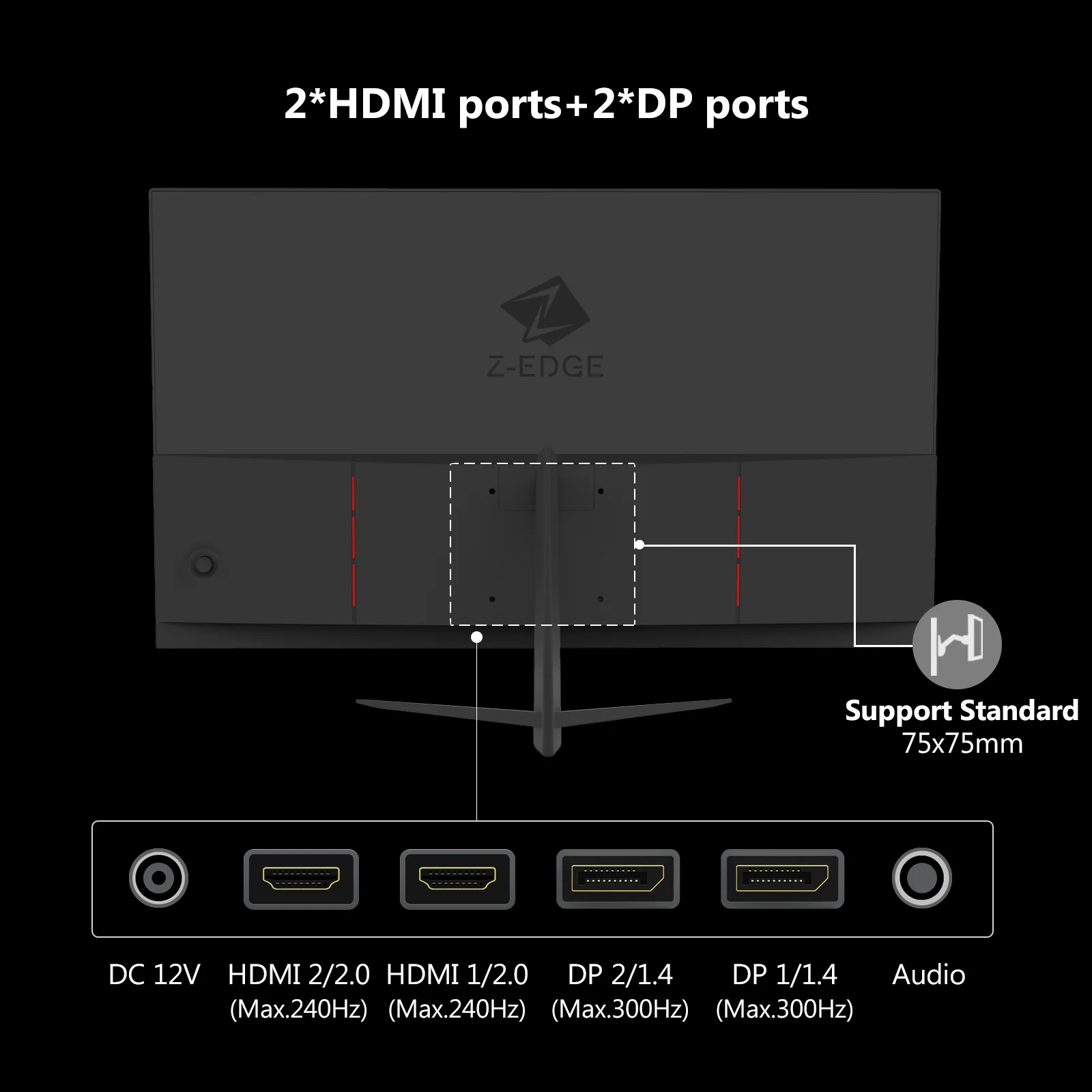 Z-EDGE UG25S 300Hz IPS Gaming Monitor - Image 6
