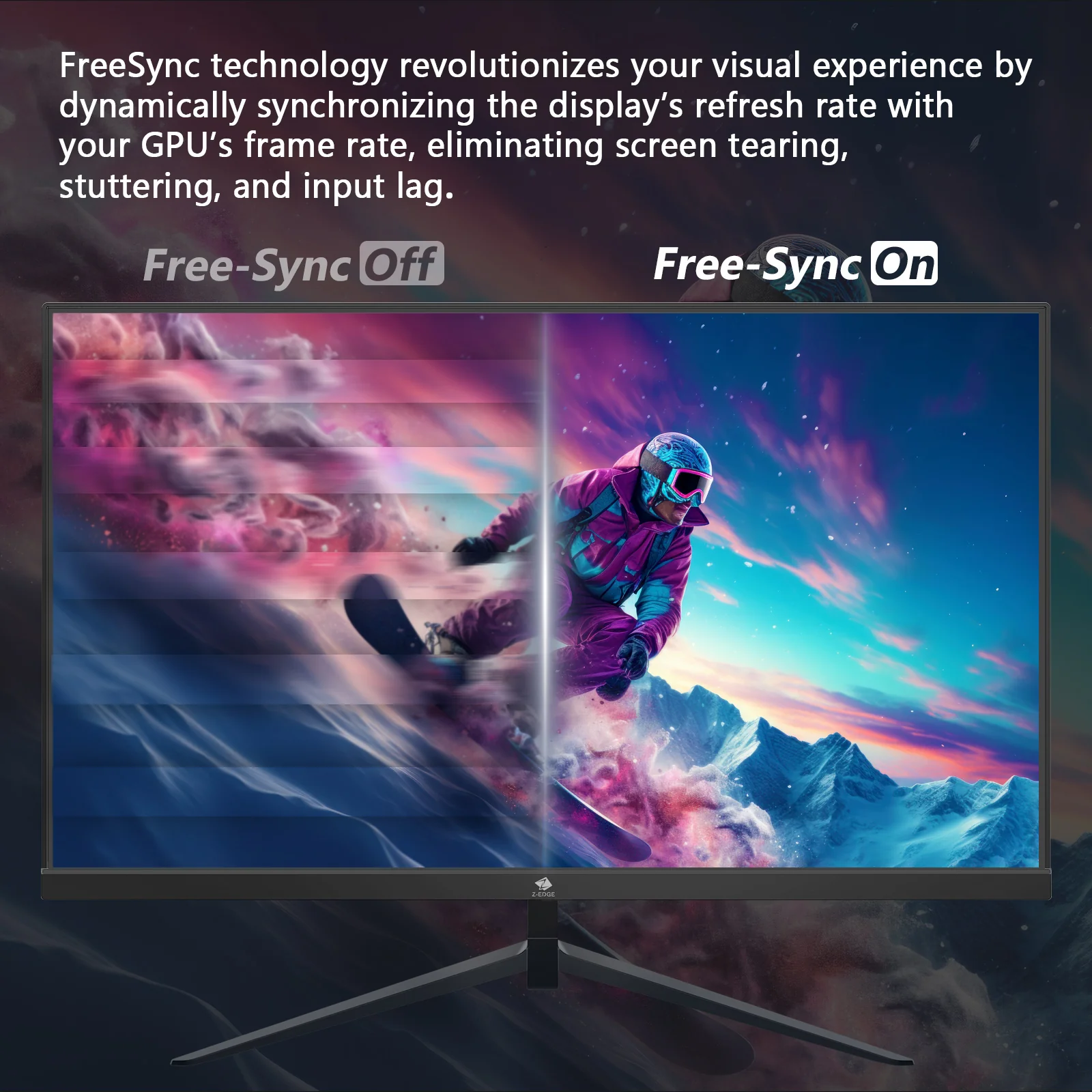 Z-EDGE UG25S 300Hz IPS Gaming Monitor, FHD 1920x1080 - Image 7
