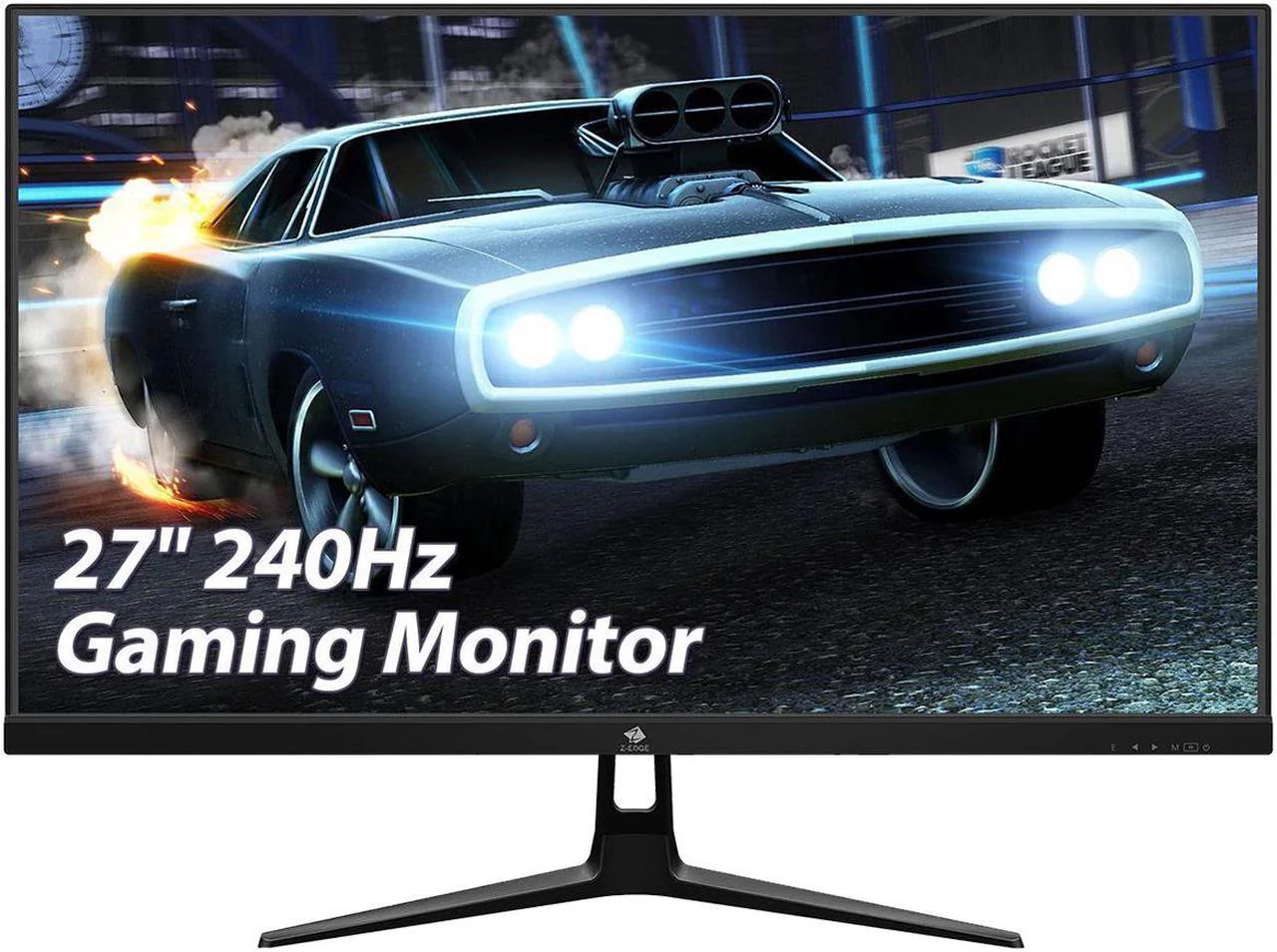 Z-EDGE 27" 1080P Full HD 240Hz 1ms(MPRT) IPS Gaming Monitor, 400cd/m², HDR10, 2x HDMI 2.0, 2x DisplayPort 1.4, Eye Care with Ultra Low Blue Light Technology, Universal Mountable