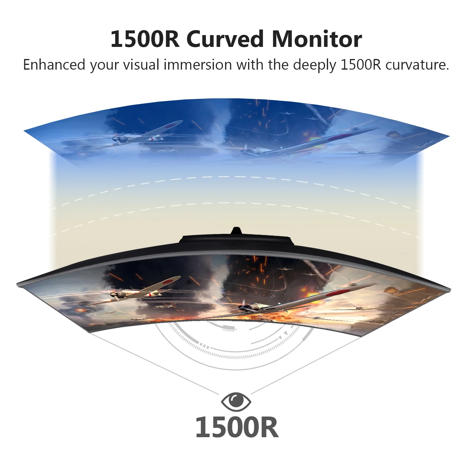 Refurbished: Z-EDGE 30" 200Hz Ultrawide Curved Gaming Monitor - Image 4