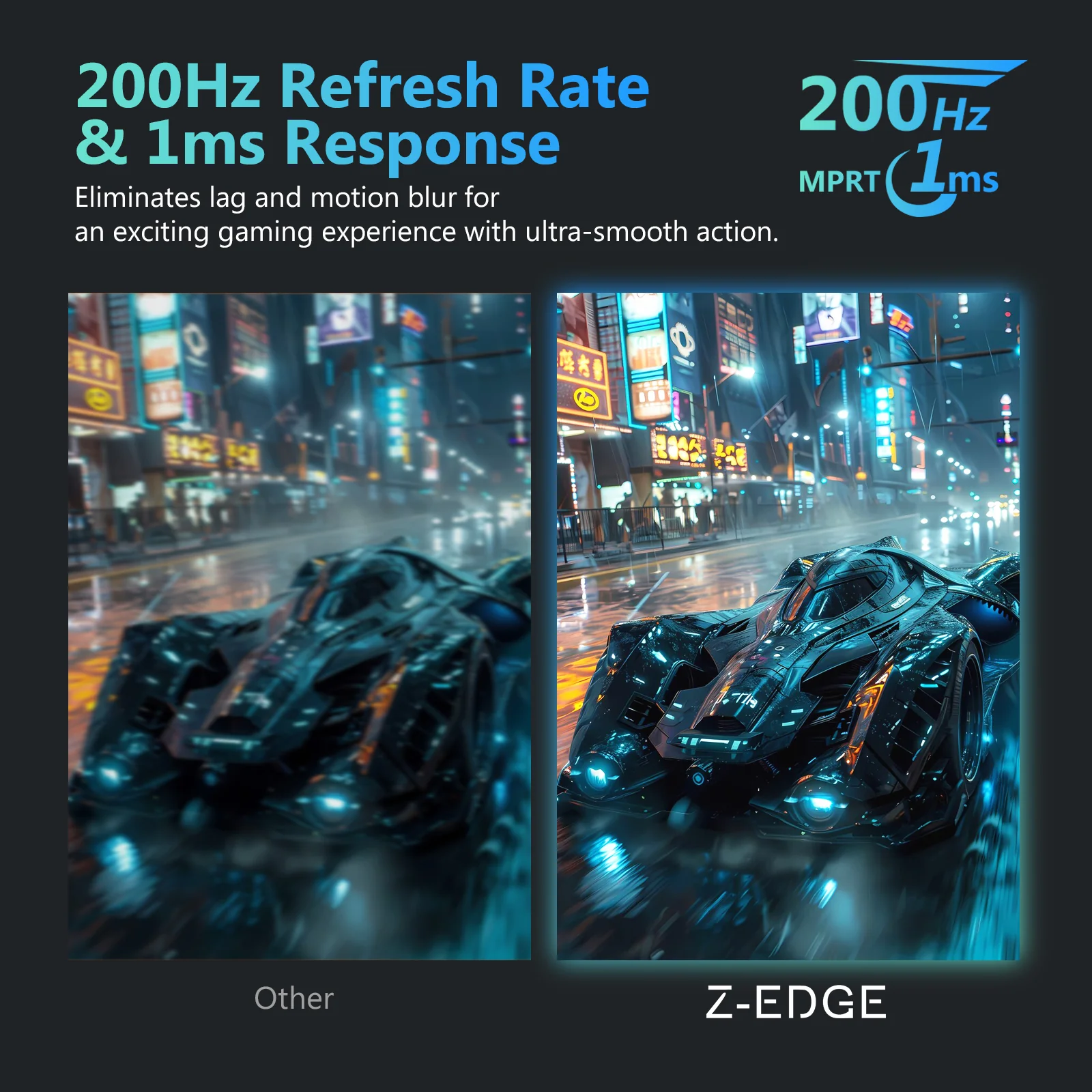 Z-EDGE UG30P 30" 200Hz White Curved Gaming Monitor - Image 3