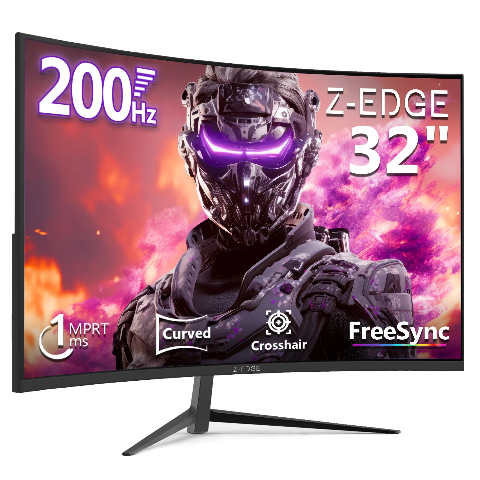 Z-EDGE UG32T 32" Curved Gaming Monitor 200Hz MPRT 1ms FHD 1080P