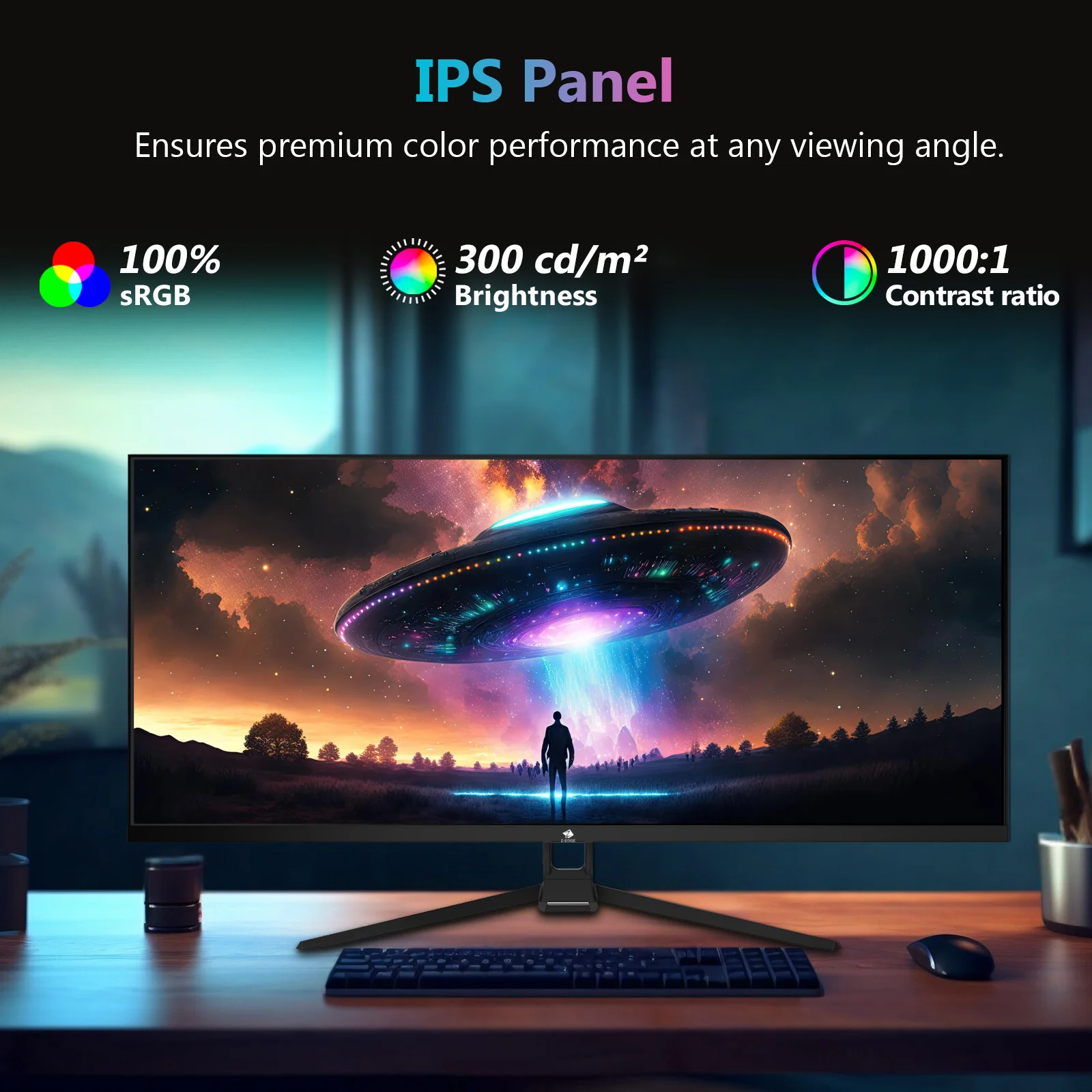 Z-EDGE UG34W 34" 165Hz IPS Ultrawide Gaming Monitor - Image 5