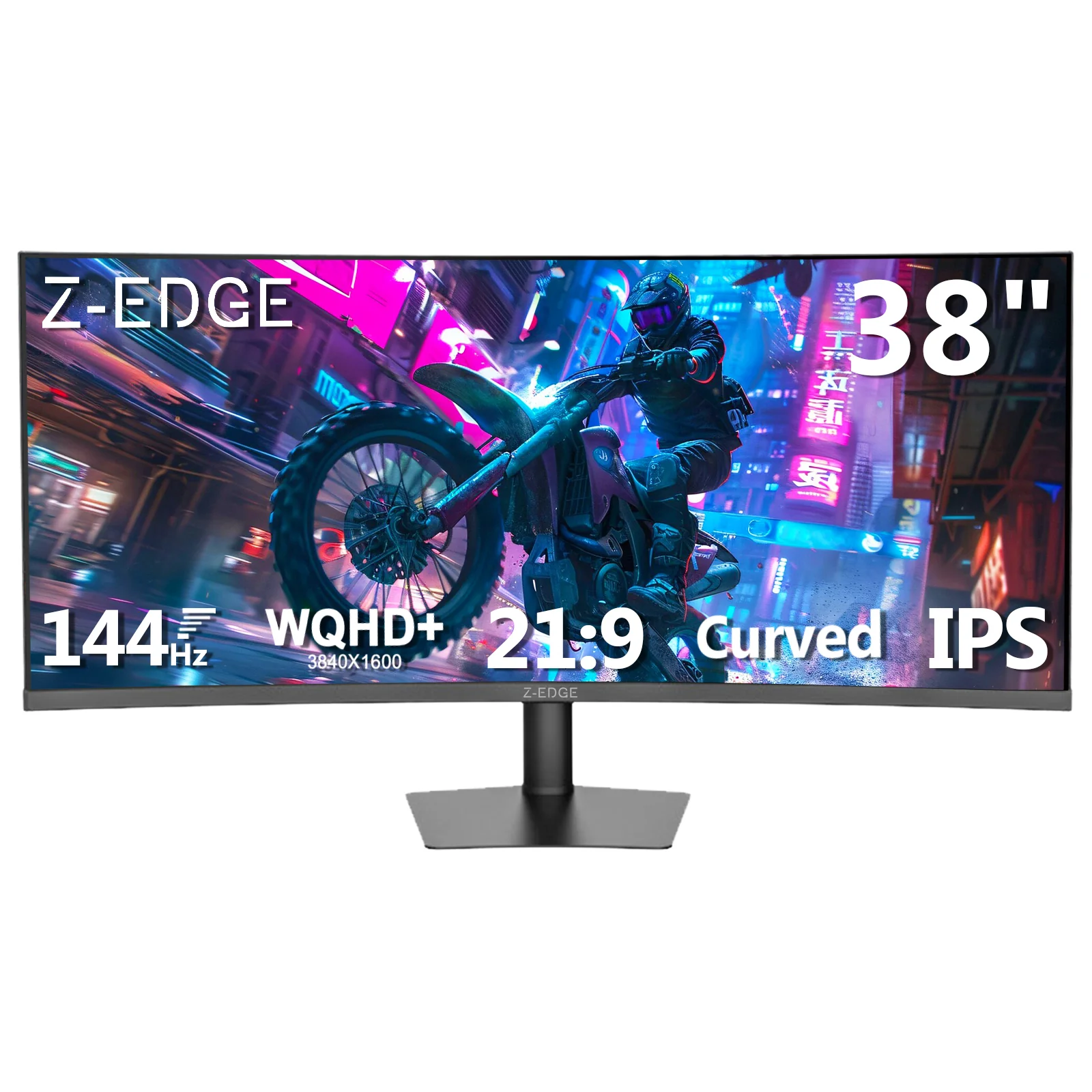 Z-EDGE UG38P 38" 144Hz WQHD+ IPS Curved Gaming Monitor
