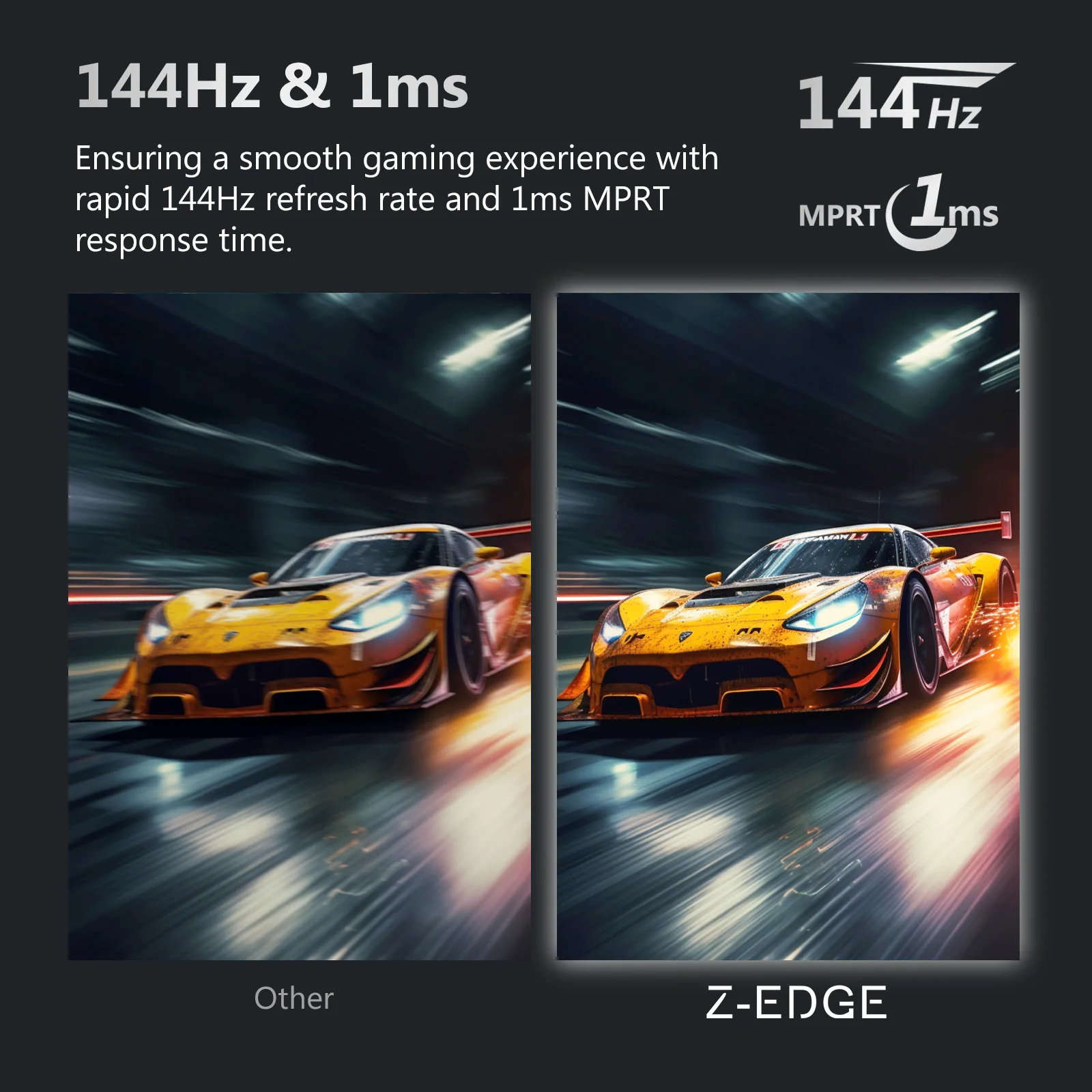 Z-EDGE UG38P 38" 144Hz WQHD+ IPS Curved Gaming Monitor - Image 2