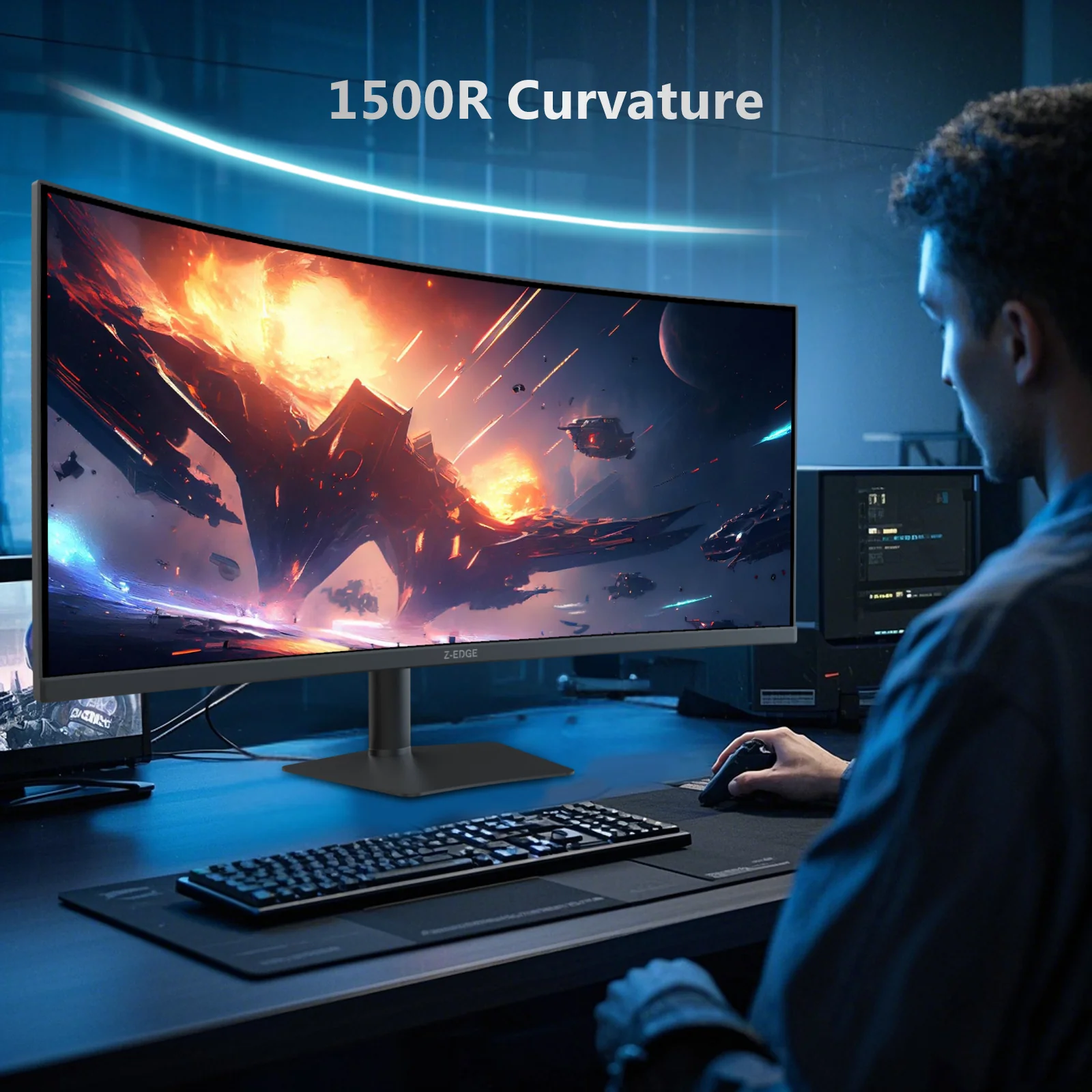 Z-EDGE UG38P 38" 144Hz WQHD+ IPS Curved Gaming Monitor - Image 5