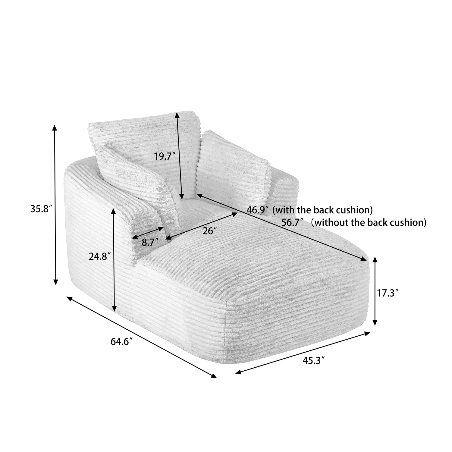 Compressed Sofa / Sofa in a Box – Easy Assembly, Space-Saving Design - Image 8