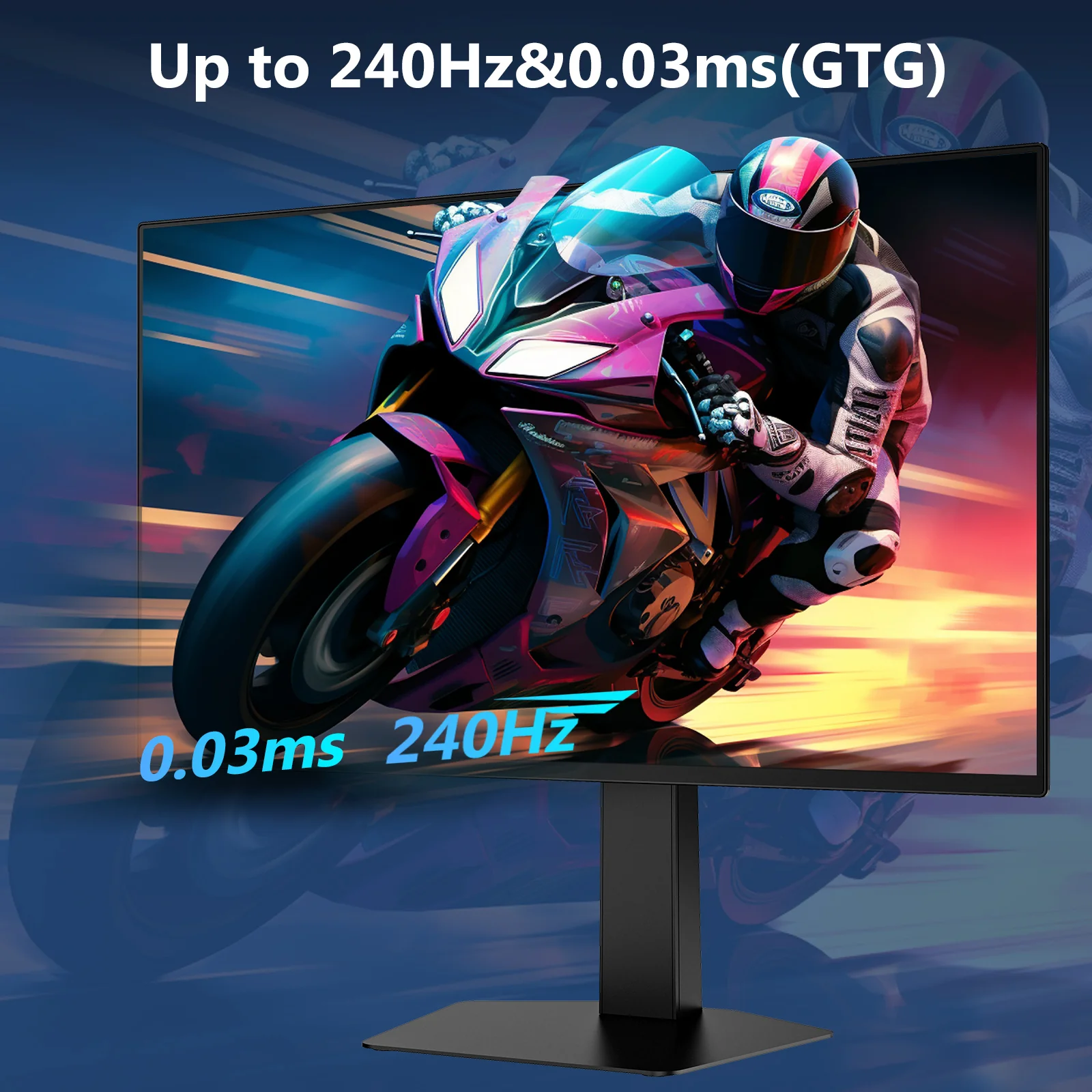 Z-EDGE INFINYX QD-OLED 27" 240Hz QHD 2K Gaming Monitor, 0.03ms GTG Adjustable Stand PIP/PBP 120% sRGB - Image 3