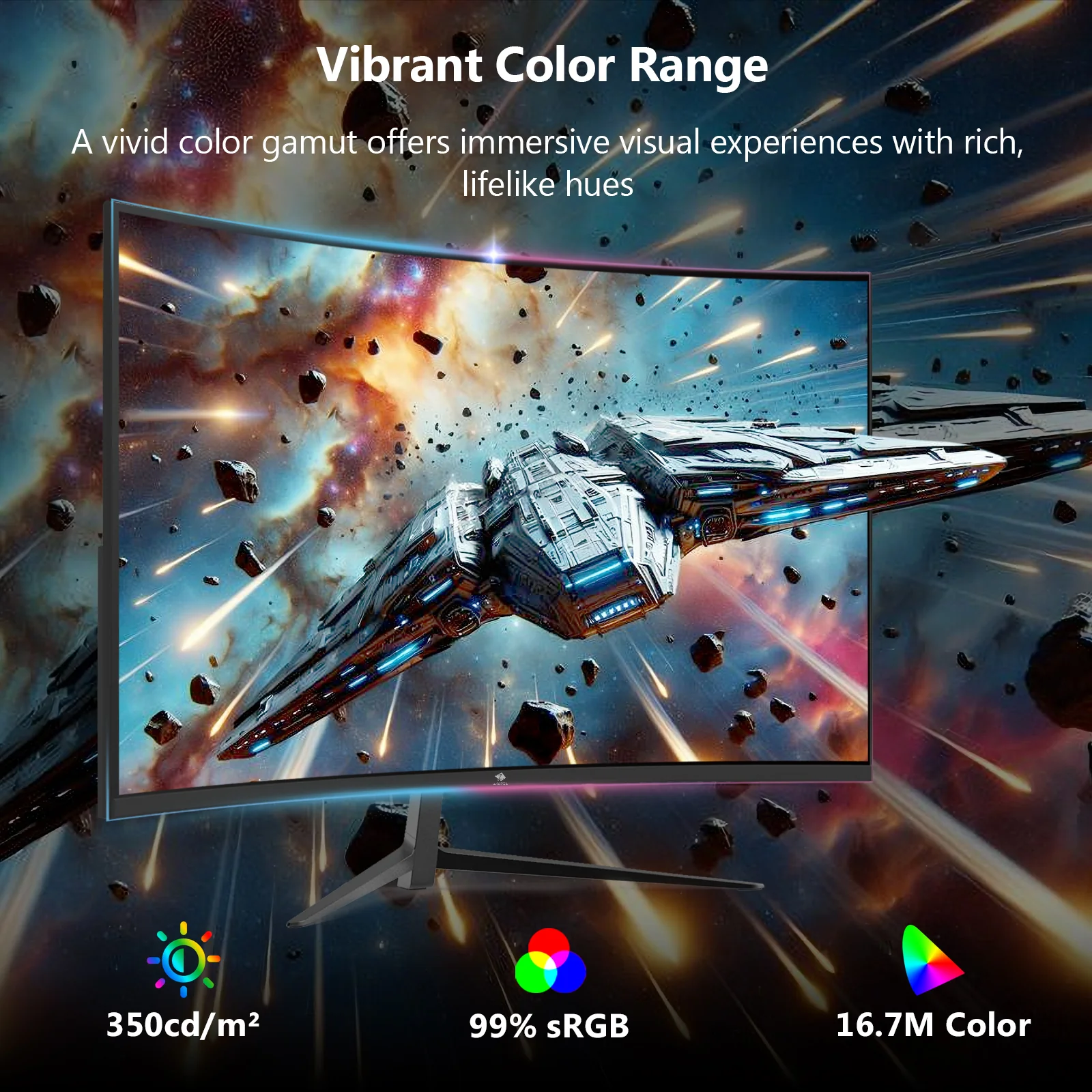 Z-EDGE UG27 27" 180Hz Curved Gaming Monitor - Image 4