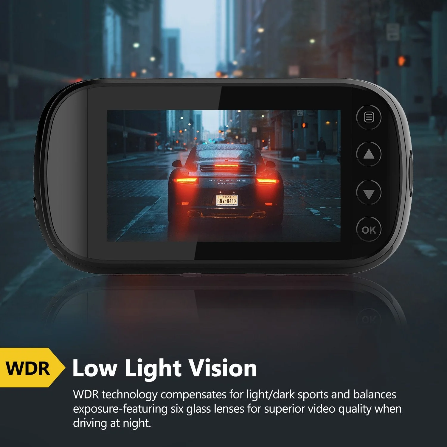Refurbished: Z-EDGE Z3D 4K + 1080P Dual Dash Cam - Image 4
