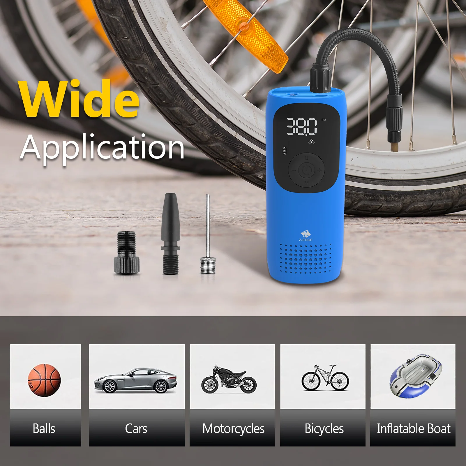 ZAI02 Portable 150PSI Air Inflator with Digital Display - Image 9