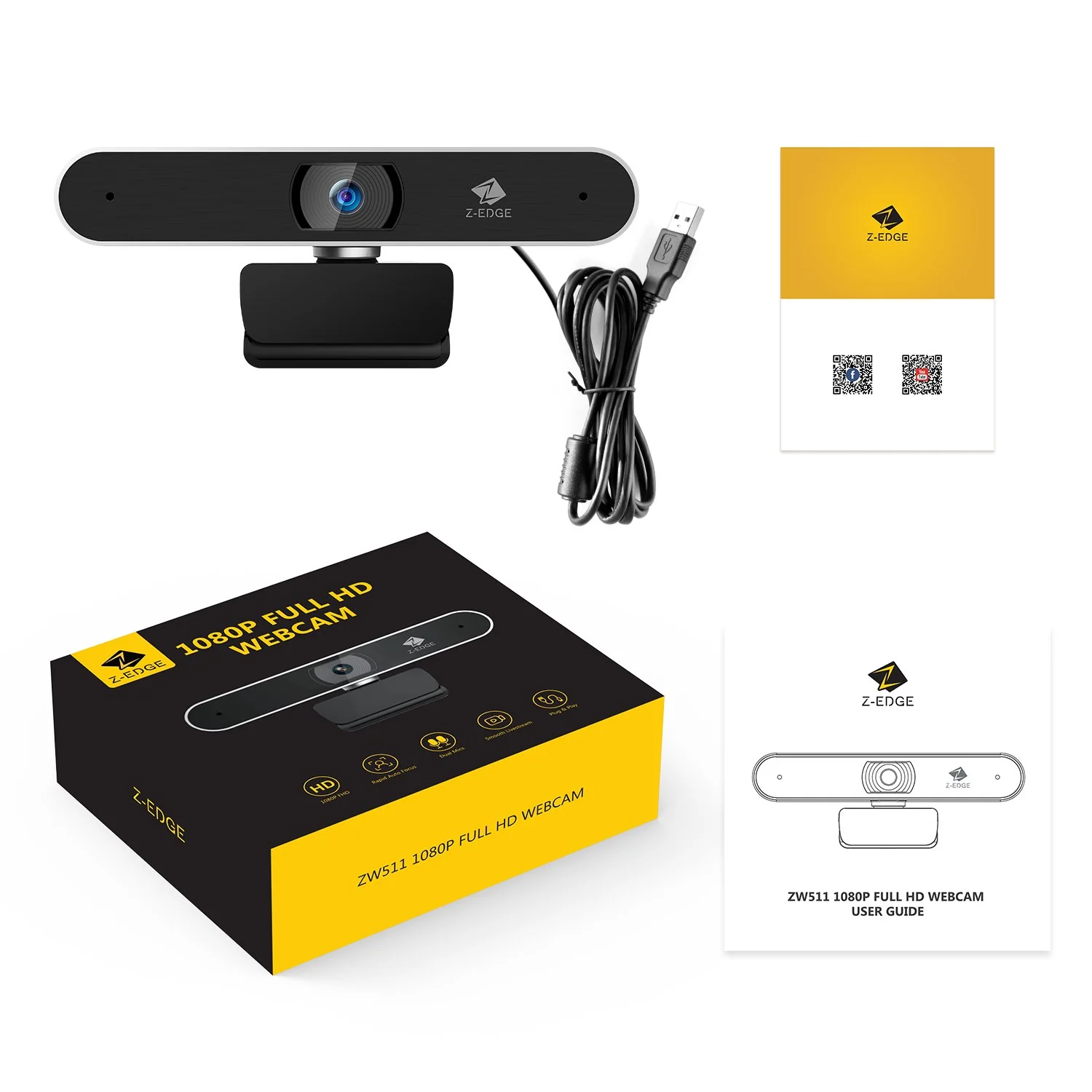 ZW511 Full HD 1080P Webcam 2.0 Mega pixels - Image 8