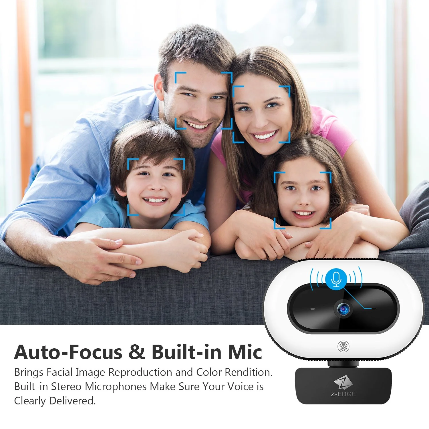 ZW560D Ring Light 1080P Full HD Webcam 2.0 Mega pixels - Image 7
