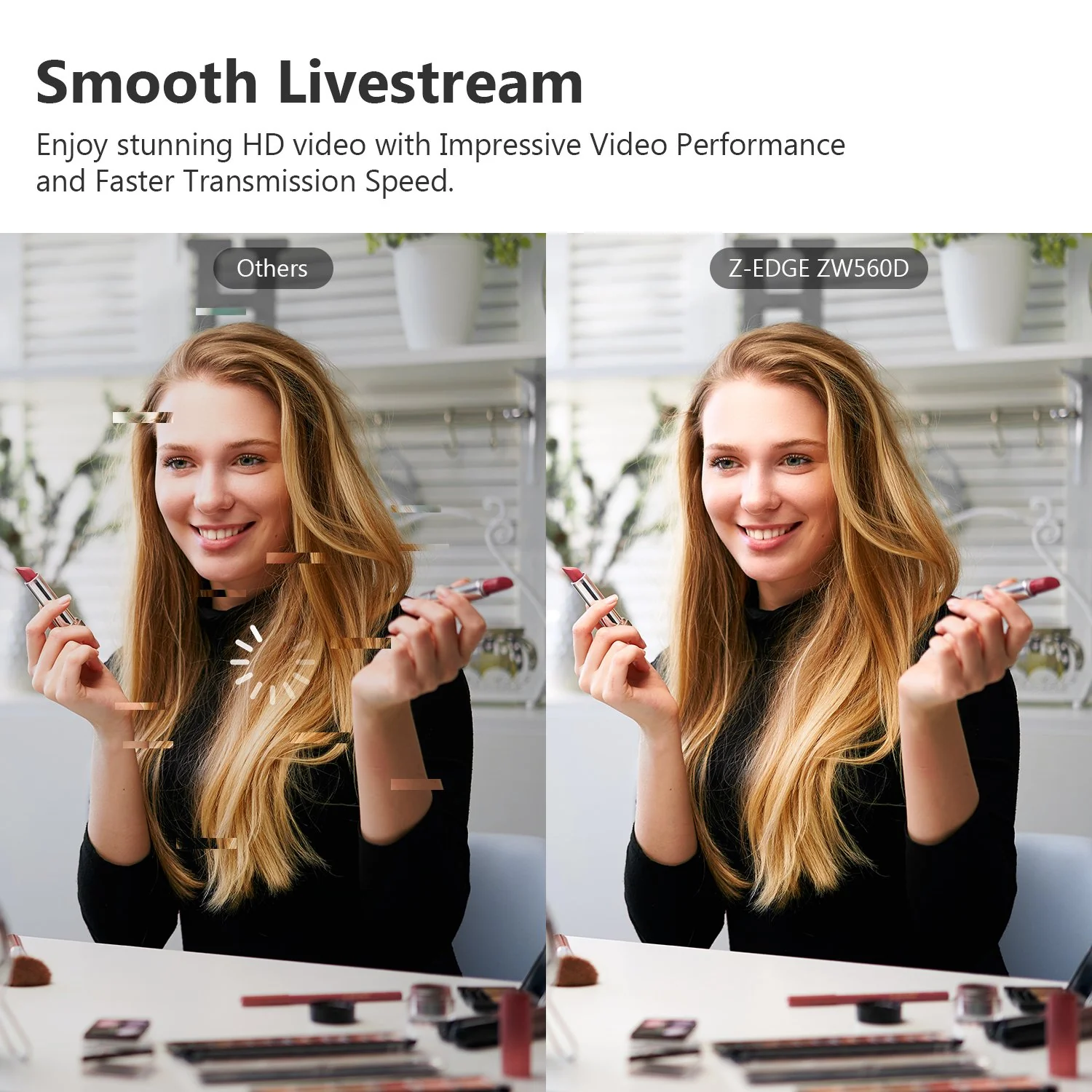 ZW560S Ring Light QHD 2K Stream Webcam 5.0 Mega pixels - Image 6